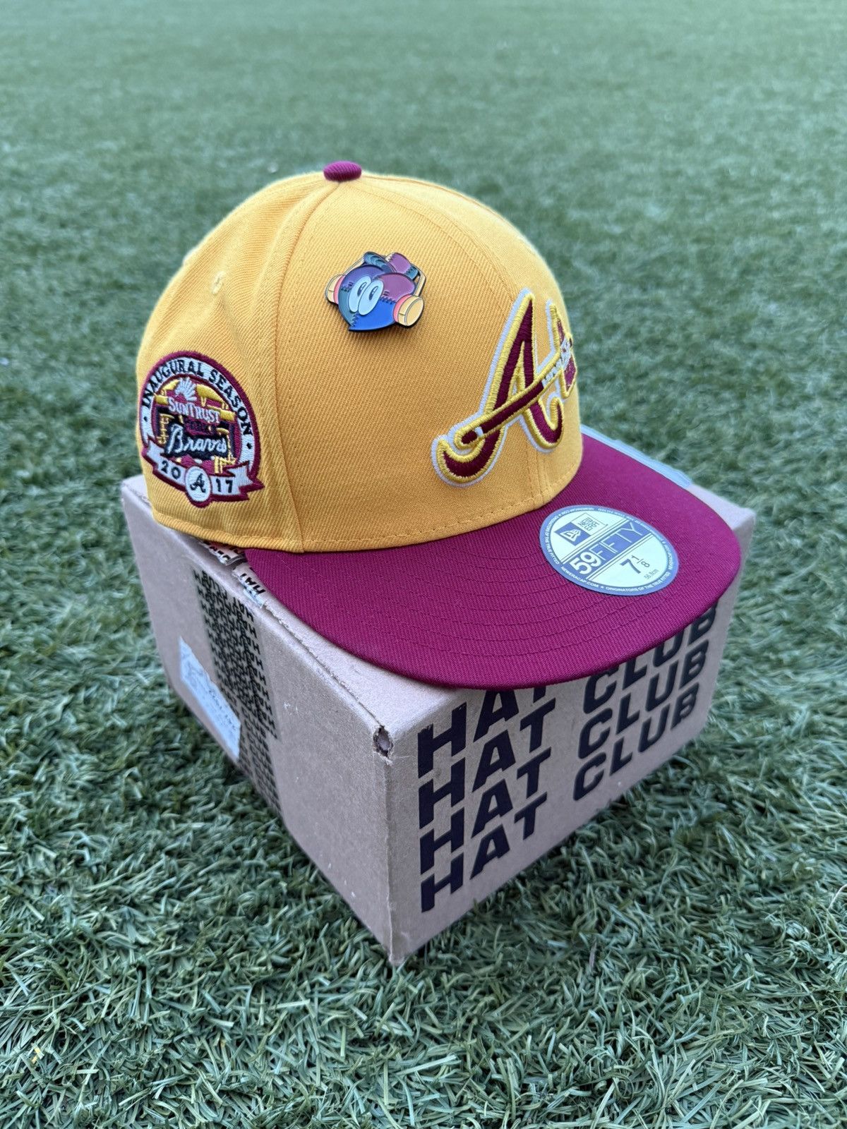Hat Club New Era 59Fifty Hat Club Atlanta Braves Size ONE SIZE - 6 Thumbnail