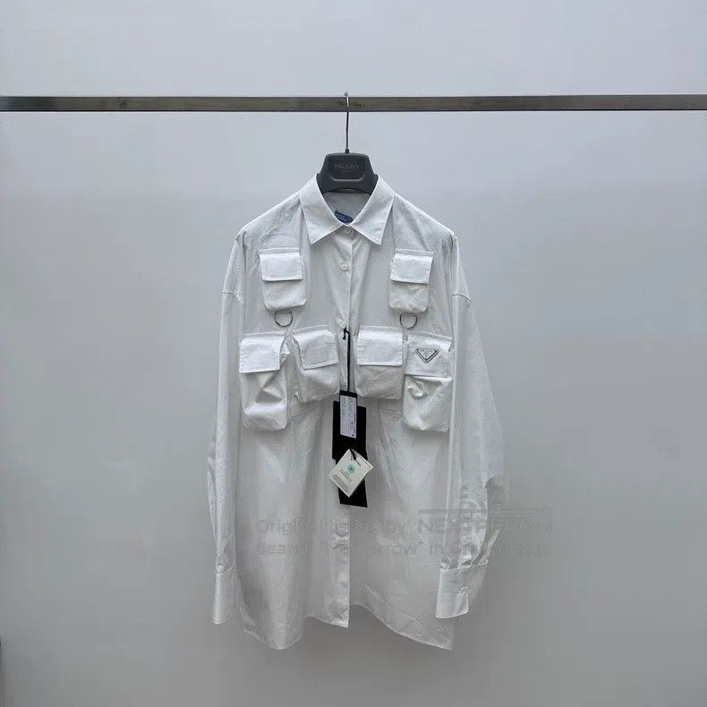 Prada Prada White shirt skirt Size XS / US 0-2 / IT 36-38 - 3 Thumbnail