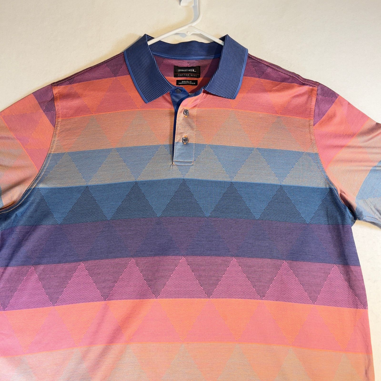 Other Reel Polo Shirt Men's XL 100% Double Mercerized Cotton Size US XL / EU 56 / 4 - 4 Thumbnail
