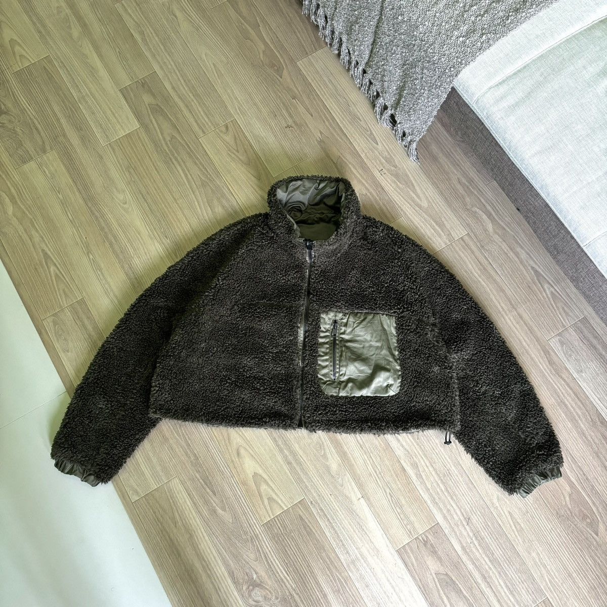 14th Addiction × If Six Was Nine × Le Grande Bleu (L.G.B.) Zara Ifsixwasnine LGB Style furfauxfur jacket Y2K Size US M / EU 48-50 / 2 - 1 Thumbnail