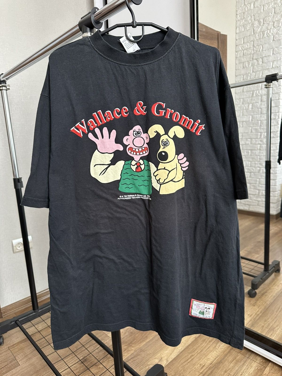 Vintage 1989 Wallace & Gromit Vintage Movie T-Shirt Tee Size US XL / EU 56 / 4 - 3 Thumbnail