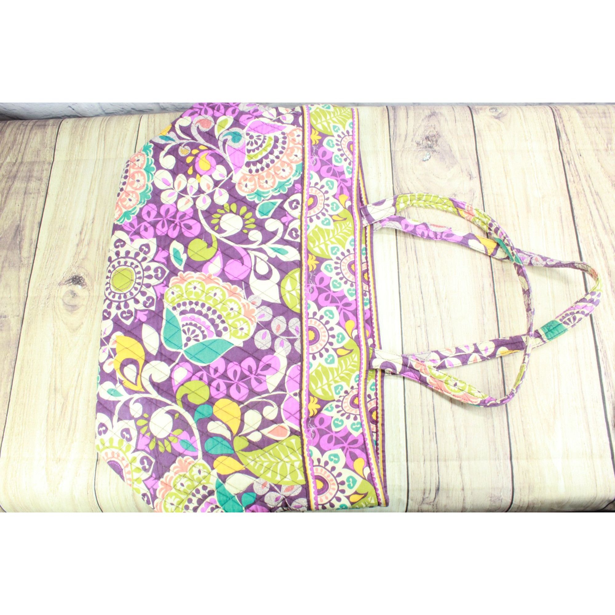 Vera Bradley Vera Bradley Quilted Flowers Spring Open Top Tote Bag Size ONE SIZE - 7 Thumbnail