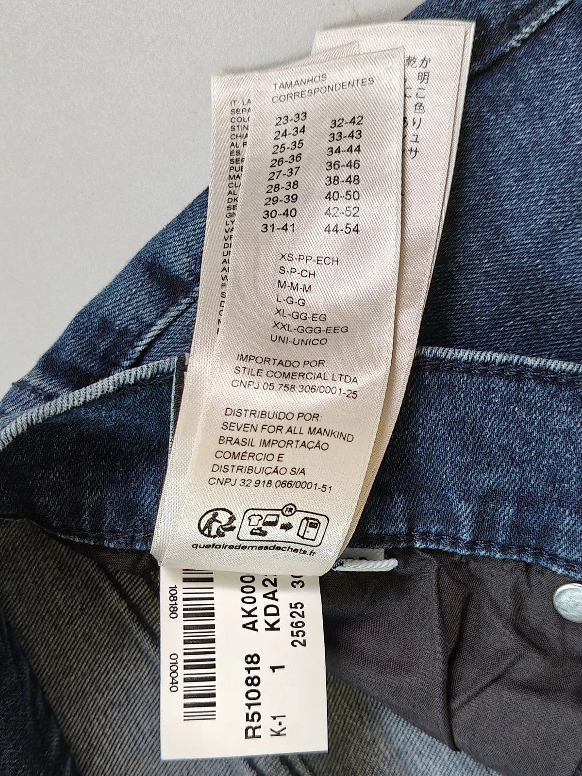 7 For All Mankind 7 For All ManKind Slimmy Rinse Men's Jeans T / 6003 Size US 30 / EU 46 - 11 Thumbnail