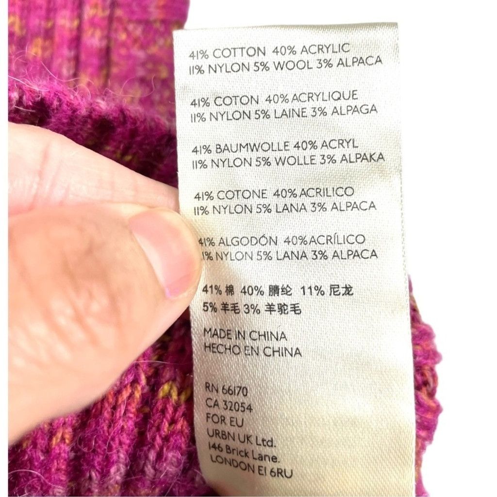 Free People Free People Colby Pink Cropped Ribbed Sweater Vest Size S Size S / US 4 / IT 40 - 5 Thumbnail