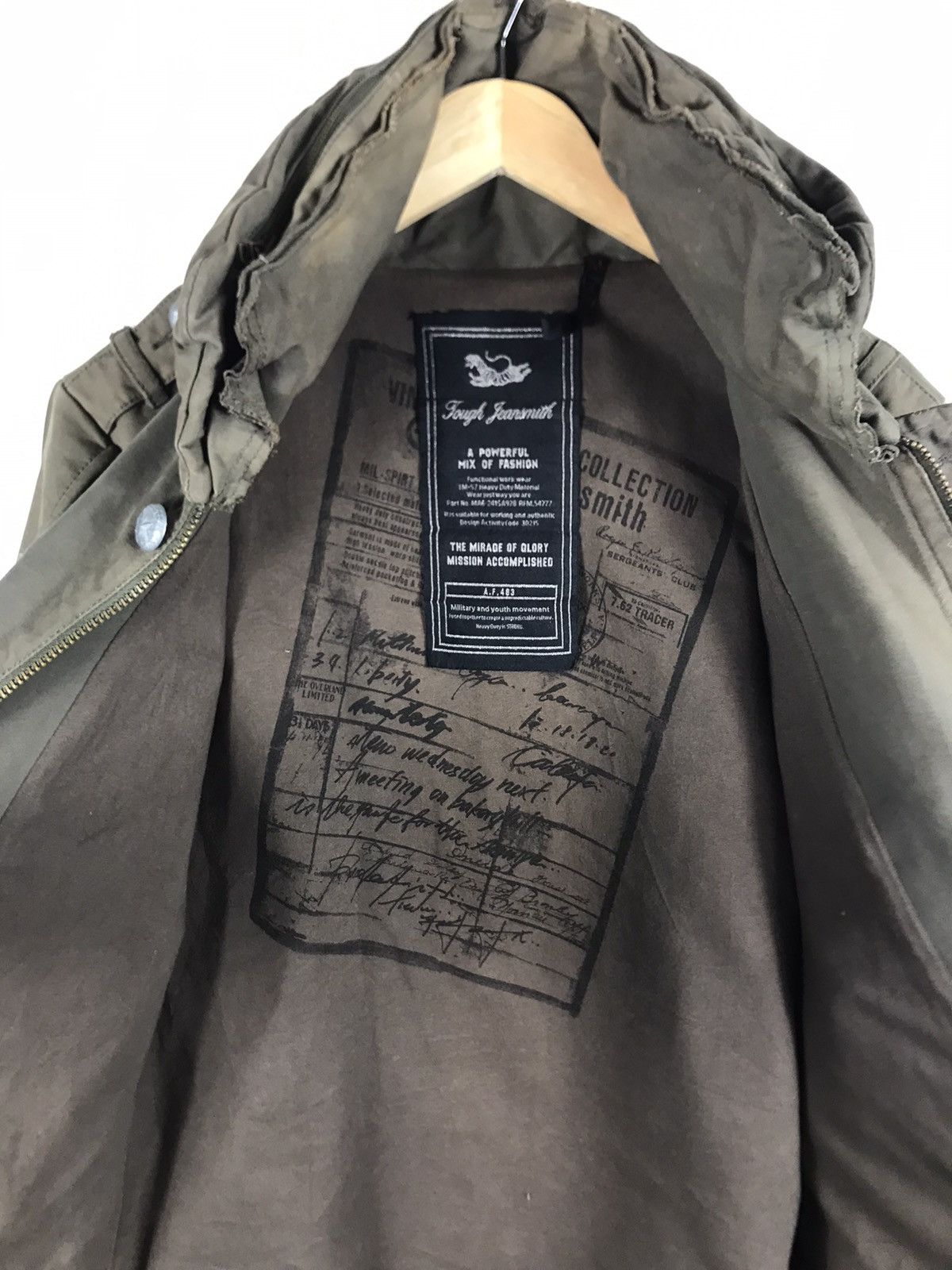 Japanese Brand ⚡️Vintage Tough JeanSmith Distressed Faded Workwear Jacket Size US M / EU 48-50 / 2 - 9 Thumbnail