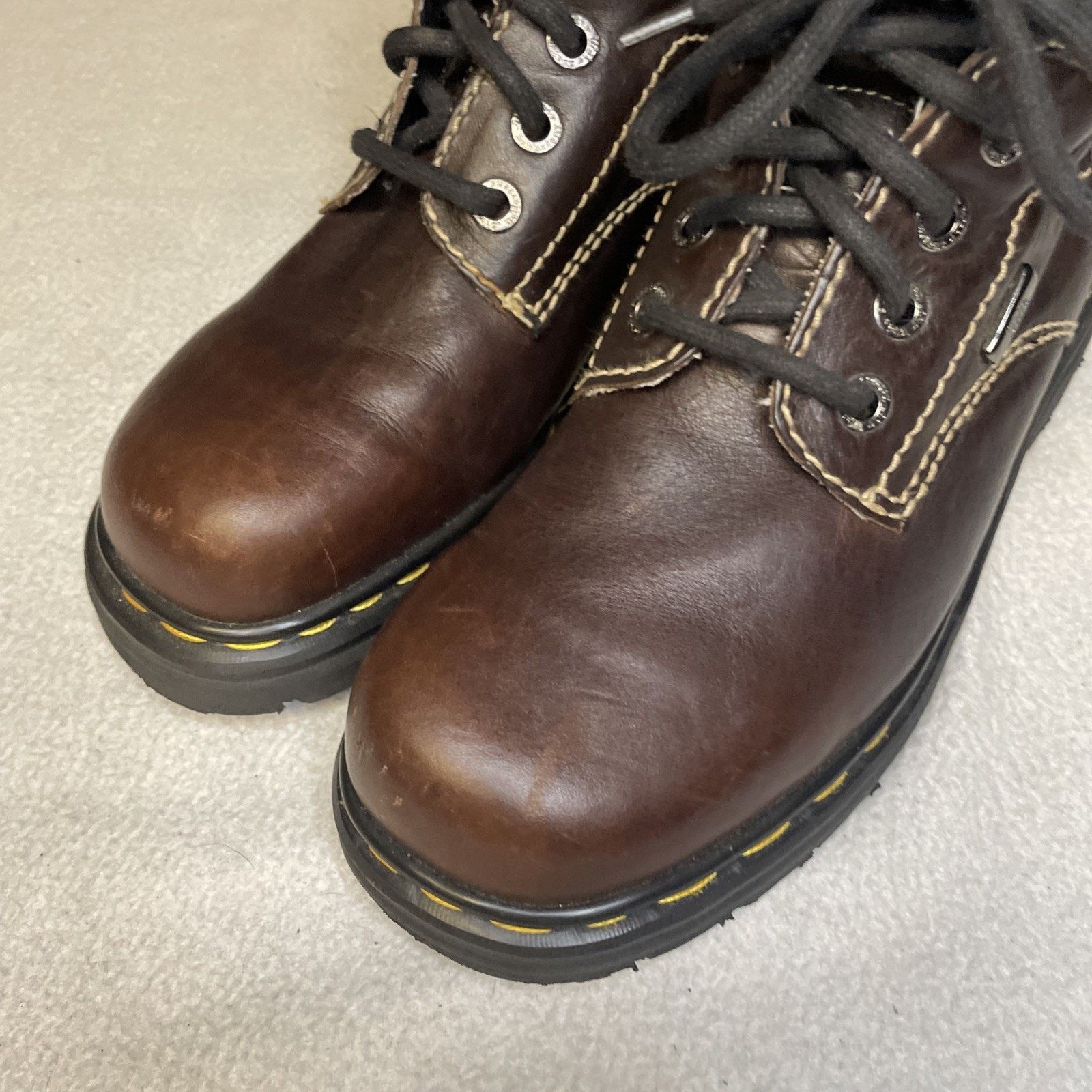 Dr. Martens Vtg Dr. Martens 9271 Made in England Brown Leather Boot UK 7 Size US 8 / EU 41 - 2 Thumbnail