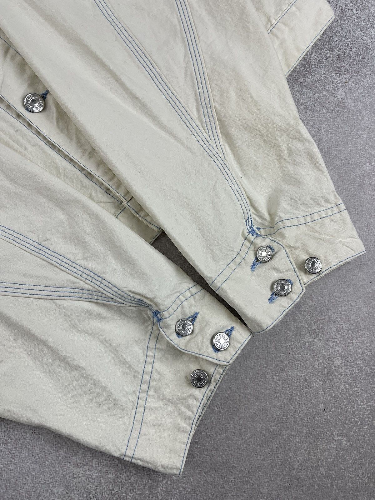 Diesel × Vintage Vintage Diesel DMB Work Wear Trucker Jacket Size US L / EU 52-54 / 3 - 18 Thumbnail
