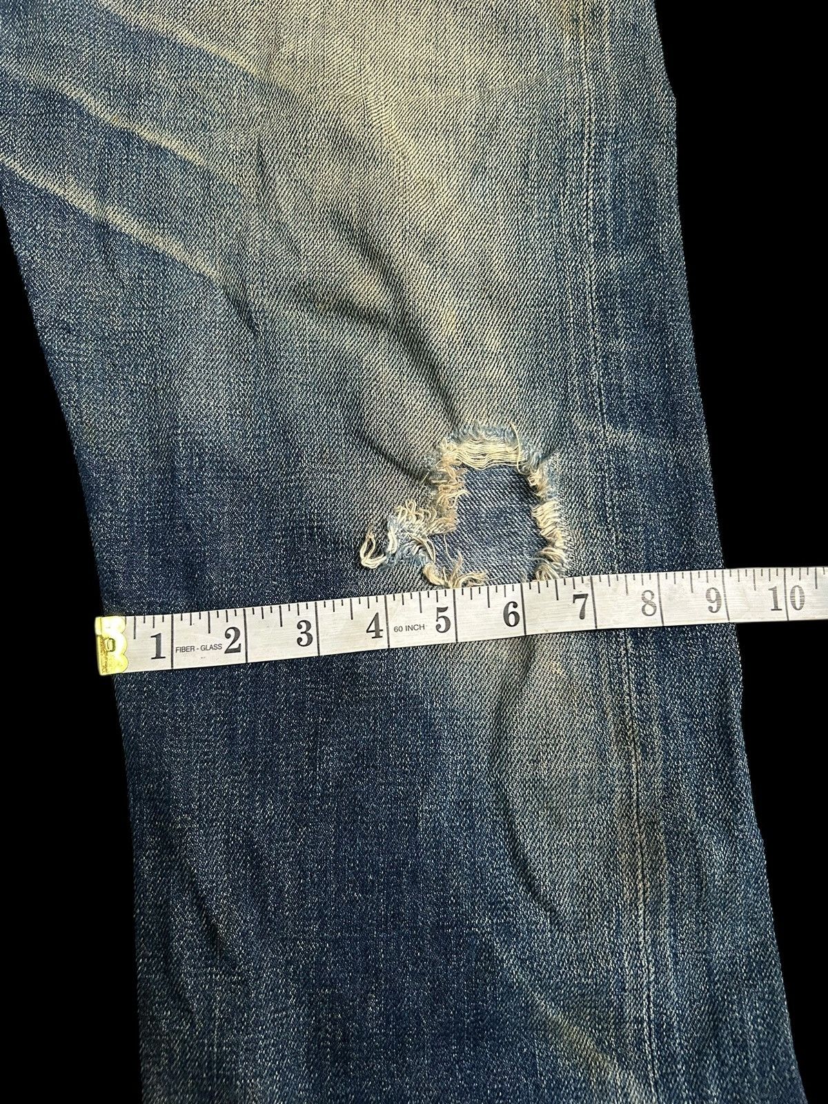 Japanese Brand × Kapital × Vintage DENIME SELVEDGE DISTRESSED VINTAGE DENIM JEANS Size US 31 - 20 Thumbnail