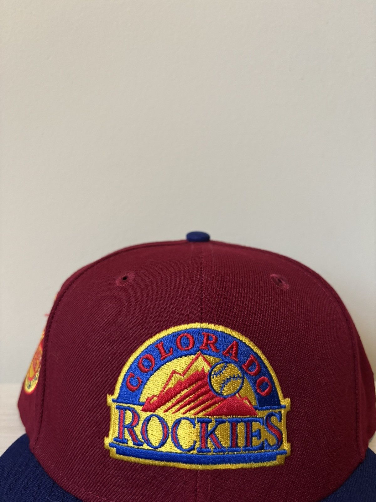 Hat Club Colorado Rockies Fitted Size 7 1/2 Sangria HatClub Size ONE SIZE - 2 Thumbnail