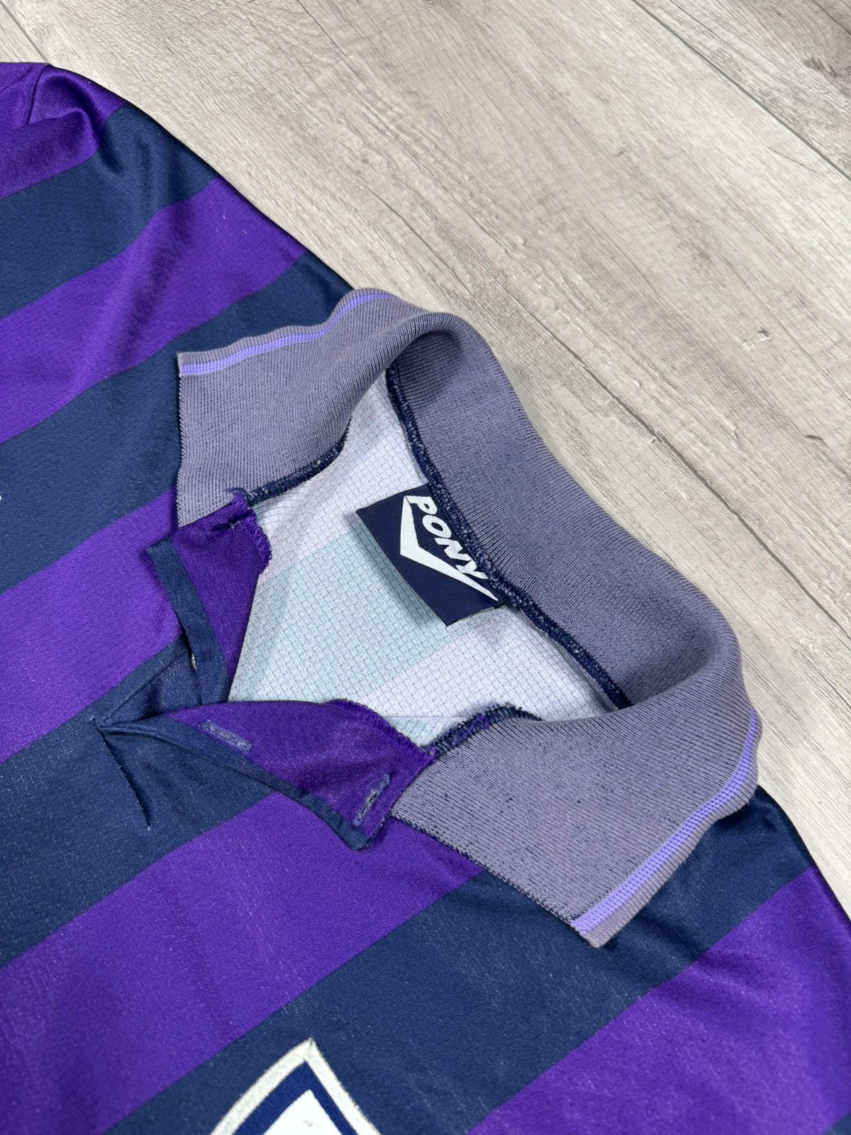 PONY Pony Tottenham Hotspur 1995-1997 Away Soccer Vintage Jersey Size US L / EU 52-54 / 3 - 4 Thumbnail