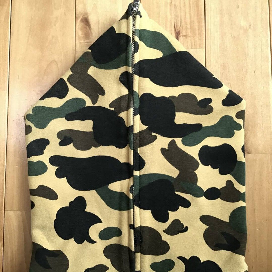 Bape BAPE GORE Wind Stopper 1st Camo Yellow Full Zip Hoodie APE Size US XXL / EU 58 / 5 - 3 Thumbnail