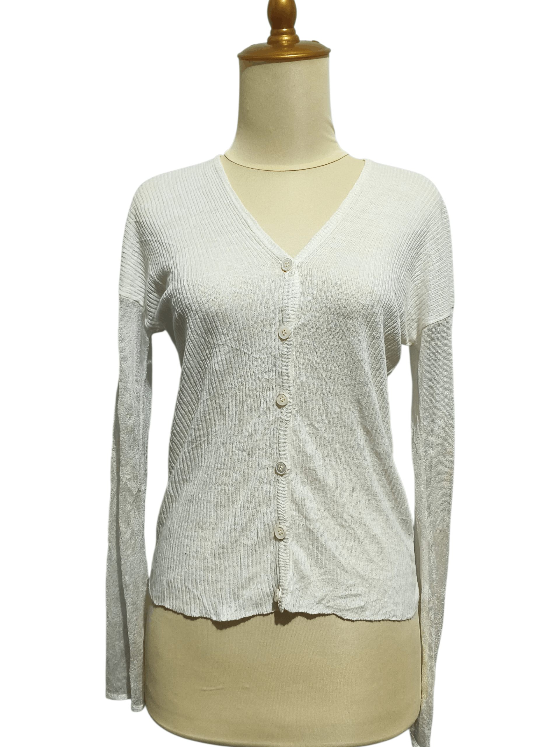 Other Scaglione white Cardigan Size M / US 6-8 / IT 42-44 - 1 Thumbnail