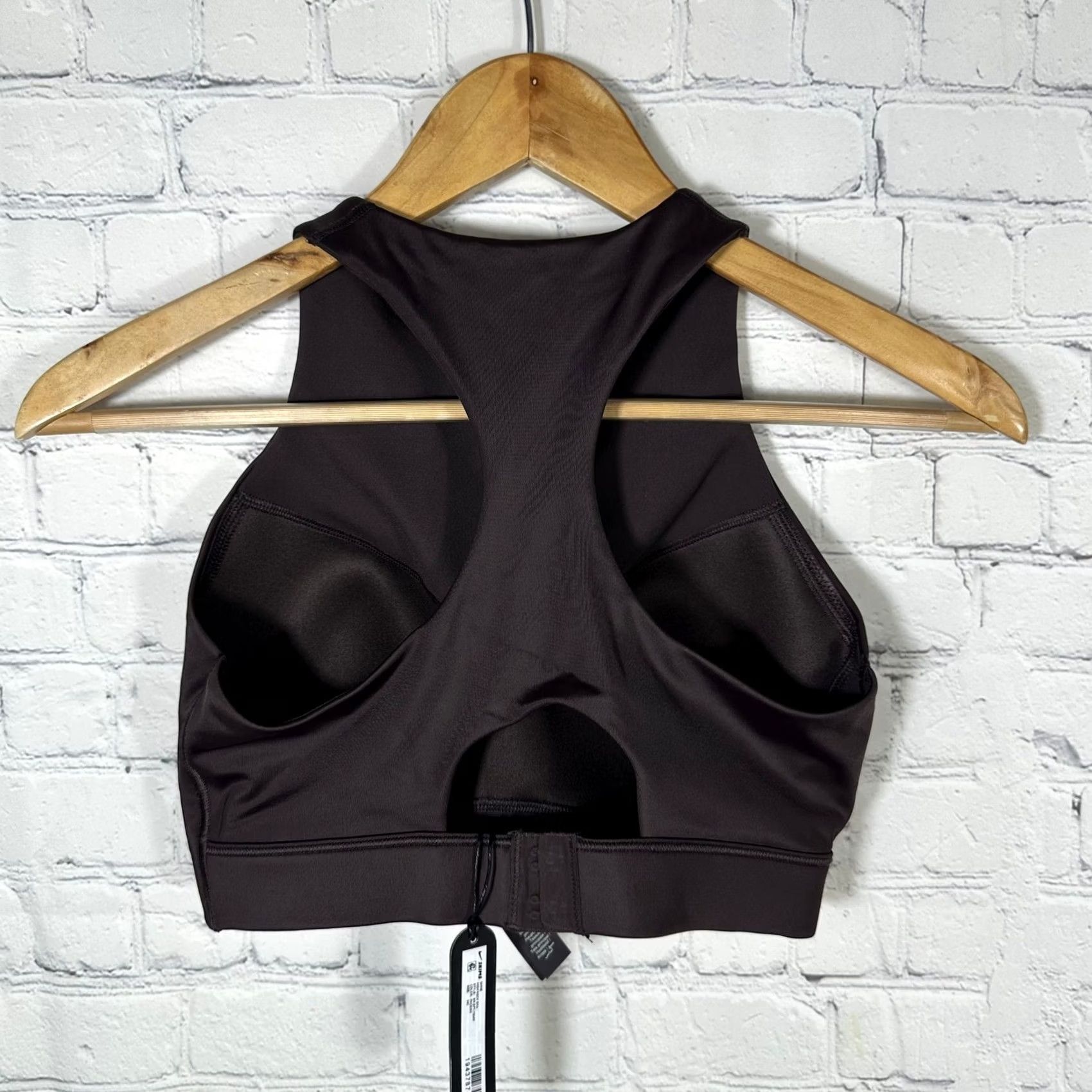 Nike Nike x SKIMS Shine High Neck Bra Phoenix Brown BR-SPT-7004W 34C Size ONE SIZE - 3 Thumbnail