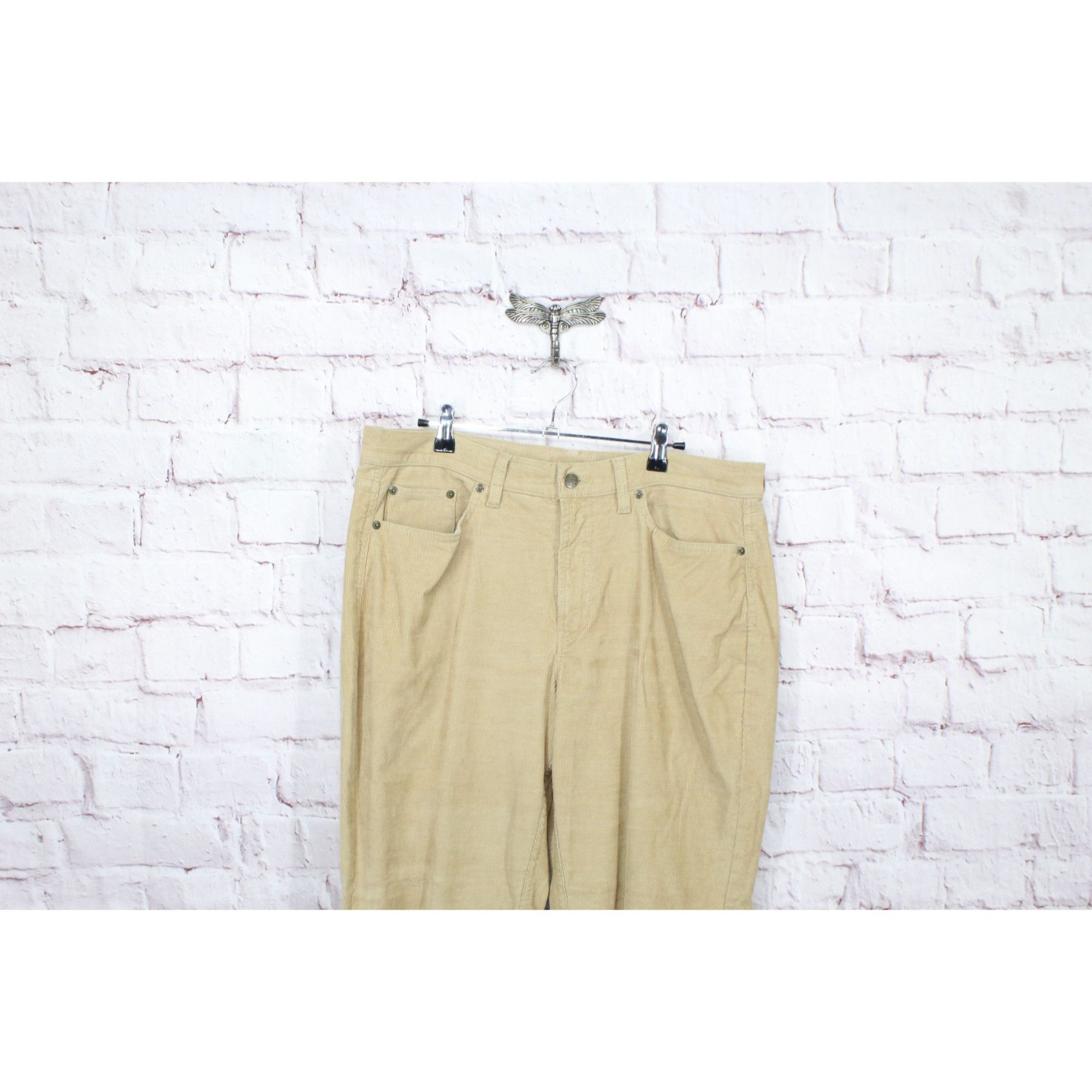 L.L. Bean LL Bean BeanFlex Five Pocket Corduroy Pants Straight Leg Size 36" / US 14 / IT 50 - 2 Thumbnail
