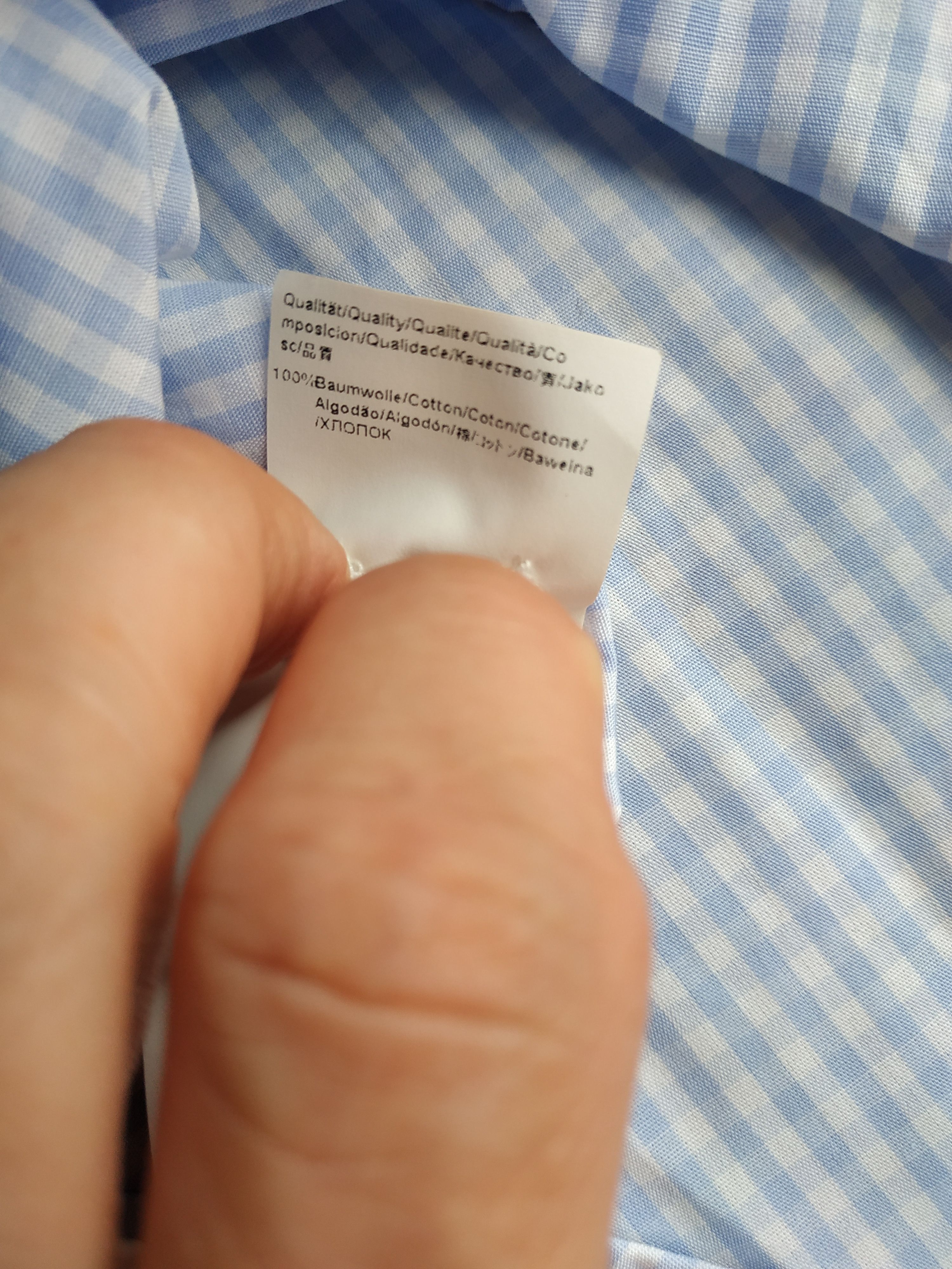 Hugo Boss HUBO BOSS Men's Checkered Button Up Shirt, s. M/ 39(collar) Size US M / EU 48-50 / 2 - 9 Thumbnail