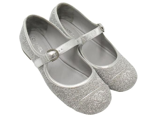 Vintage Chanel Mary Jane Ballet Flats