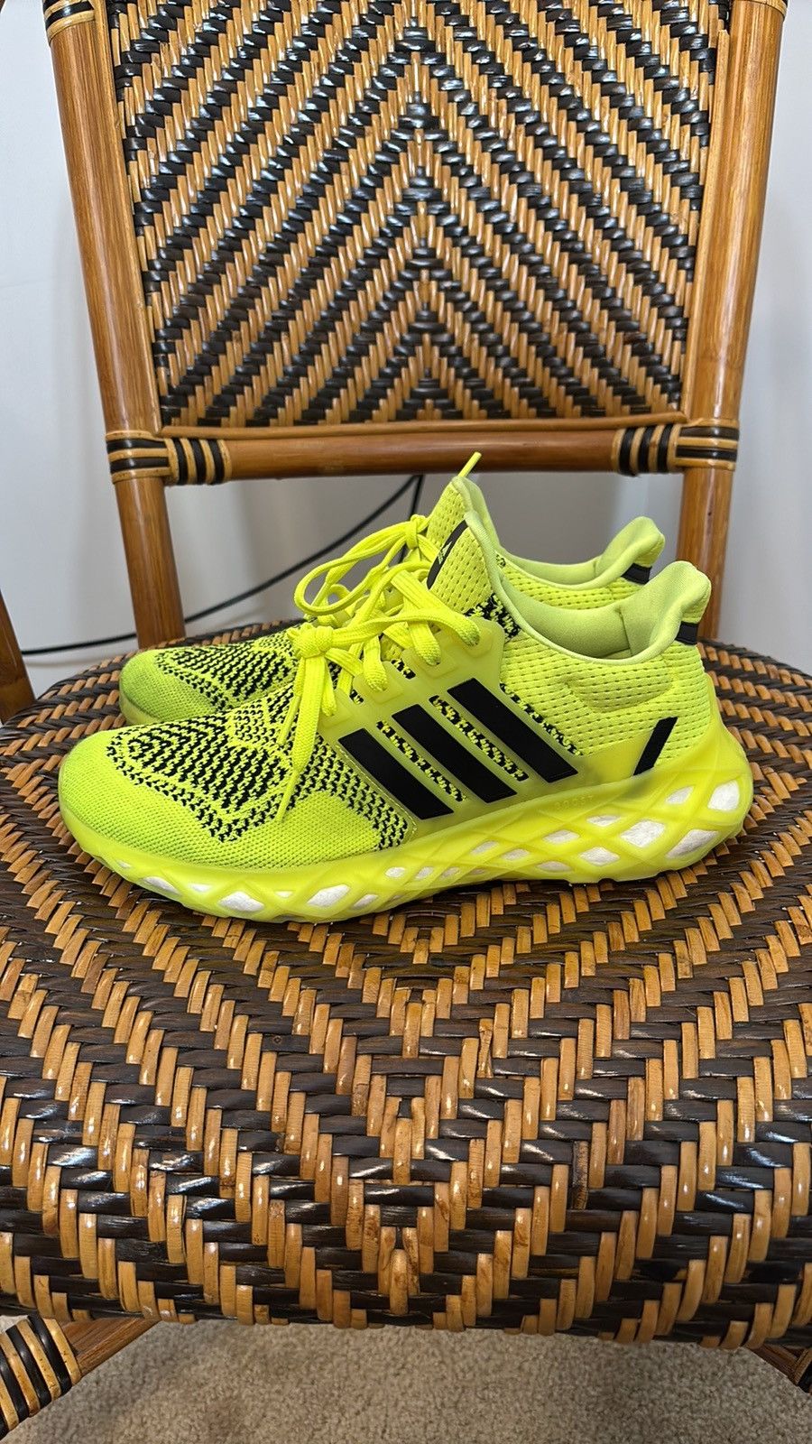 Adidas Adidas Ultraboost Web DNA Solar Yellow Size US 8 / EU 41 - 3 Thumbnail