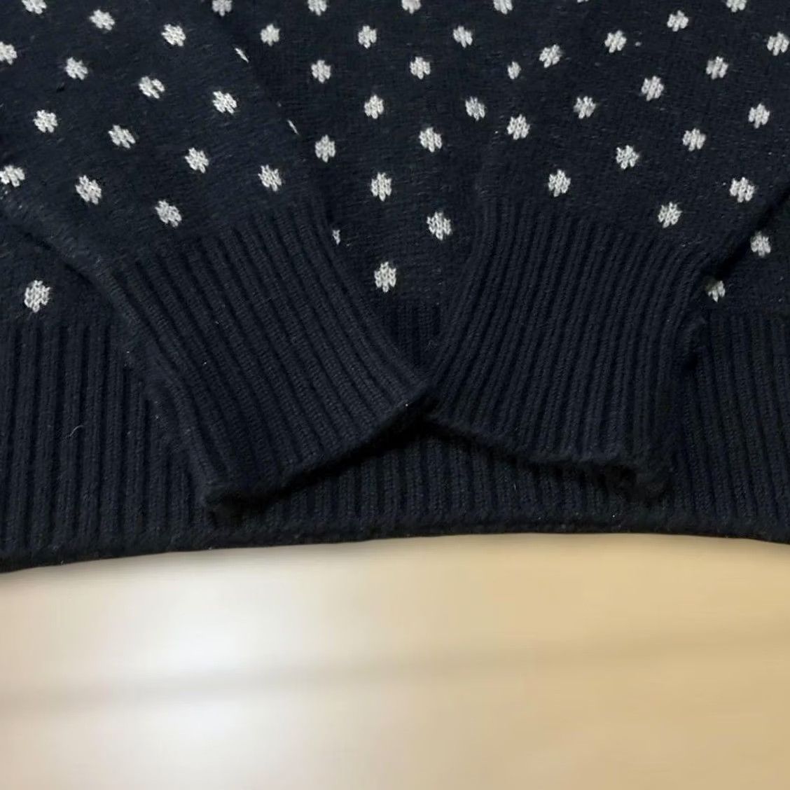 Ralph Lauren RRL RALPH LAUREN Knit Early Three-Star Tag All-over Snow Pattern L men's USED Size US L / EU 52-54 / 3 - 6 Thumbnail