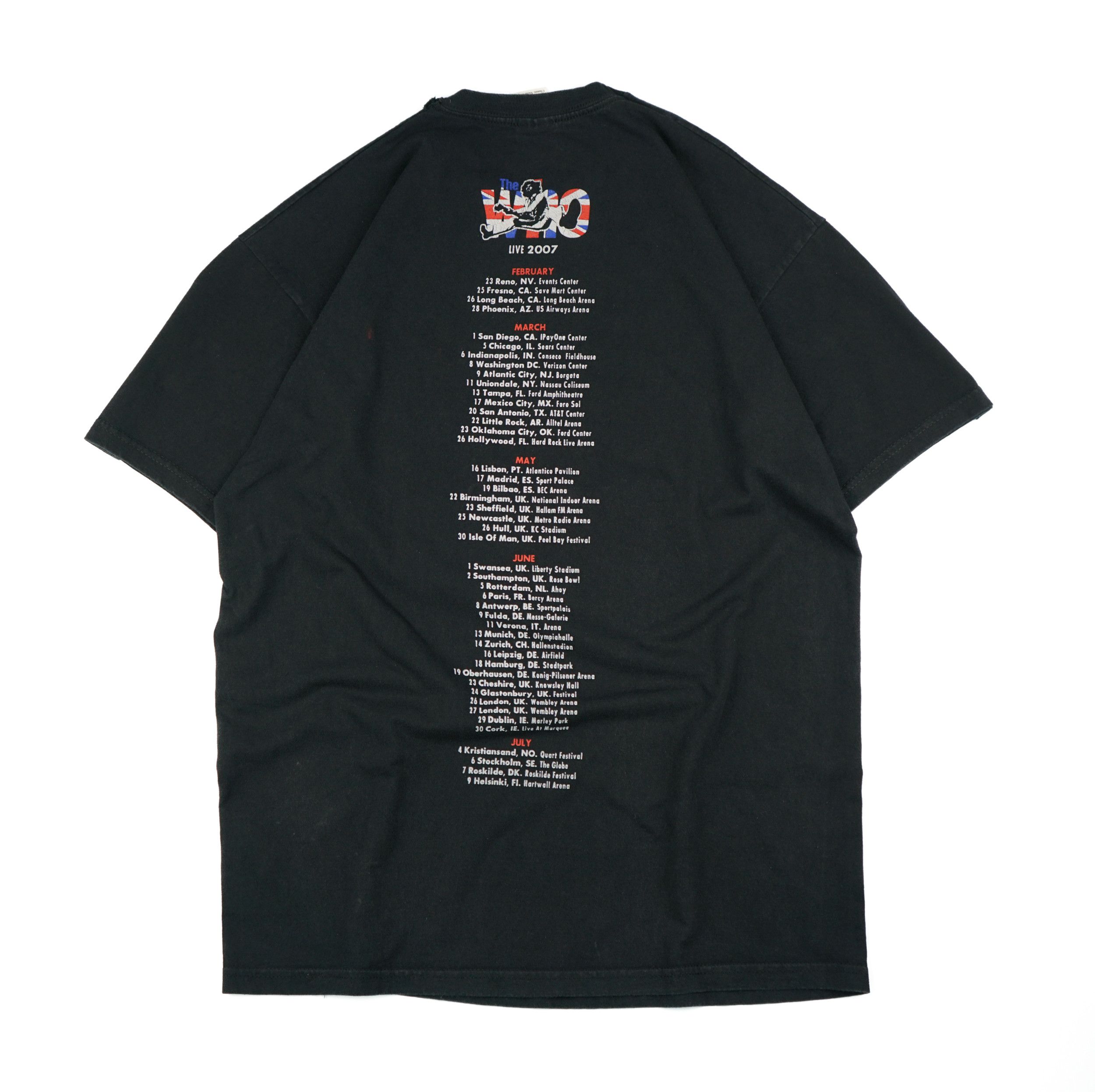 Band Tees × Vintage Vintage 2007 The Who World Tour T-Shirt Size US M / EU 48-50 / 2 - 6 Thumbnail