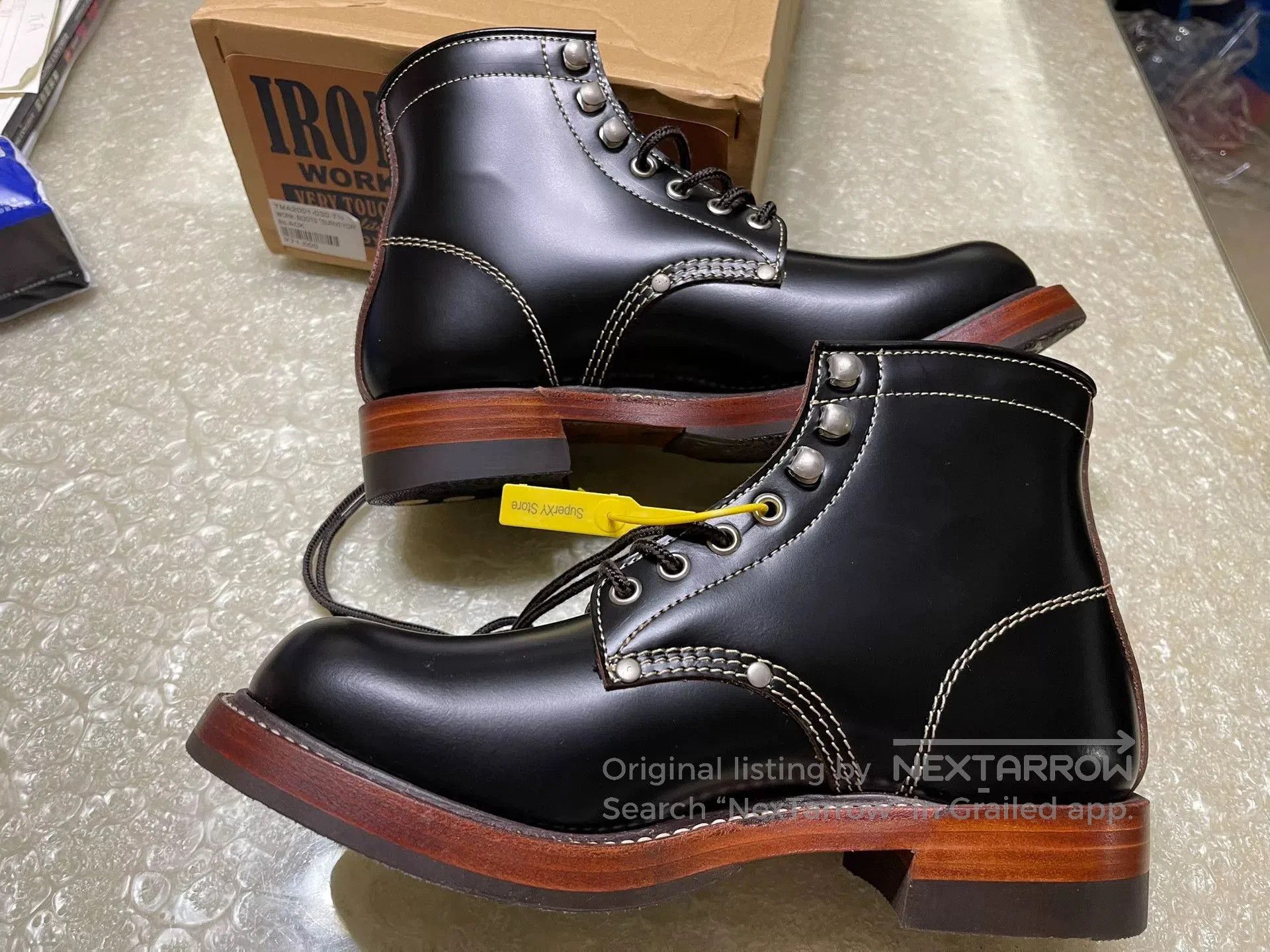 TOYS McCOY Toys McCoy Japanese Leather Work Boots TMA2001. Size US 7.5 / EU 40-41 - 5 Thumbnail
