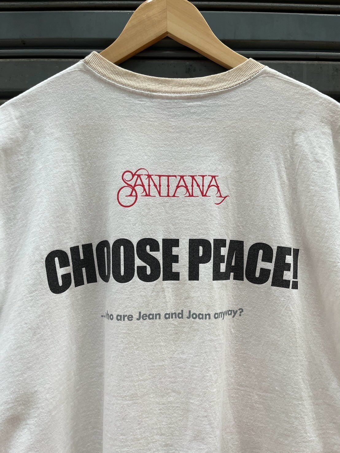 Other Vintage SANTANA CHOOSE PEACE! Size US XL / EU 56 / 4 - 4 Thumbnail