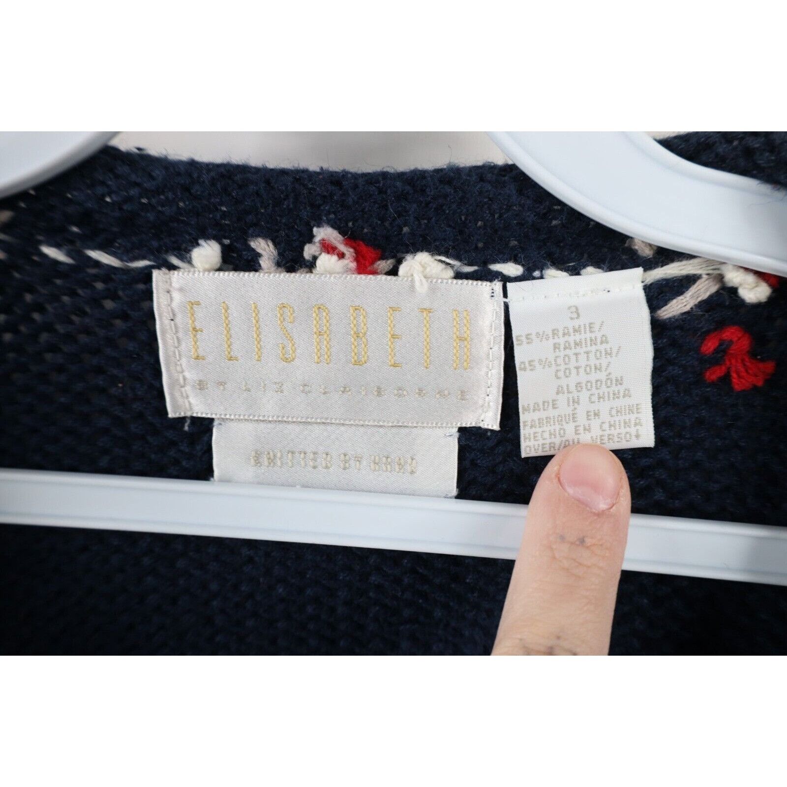 Vintage Vintage 90s Streetwear Marled Knit Christmas Santa Sweater Size XL / US 12-14 / IT 48-50 - 10 Thumbnail