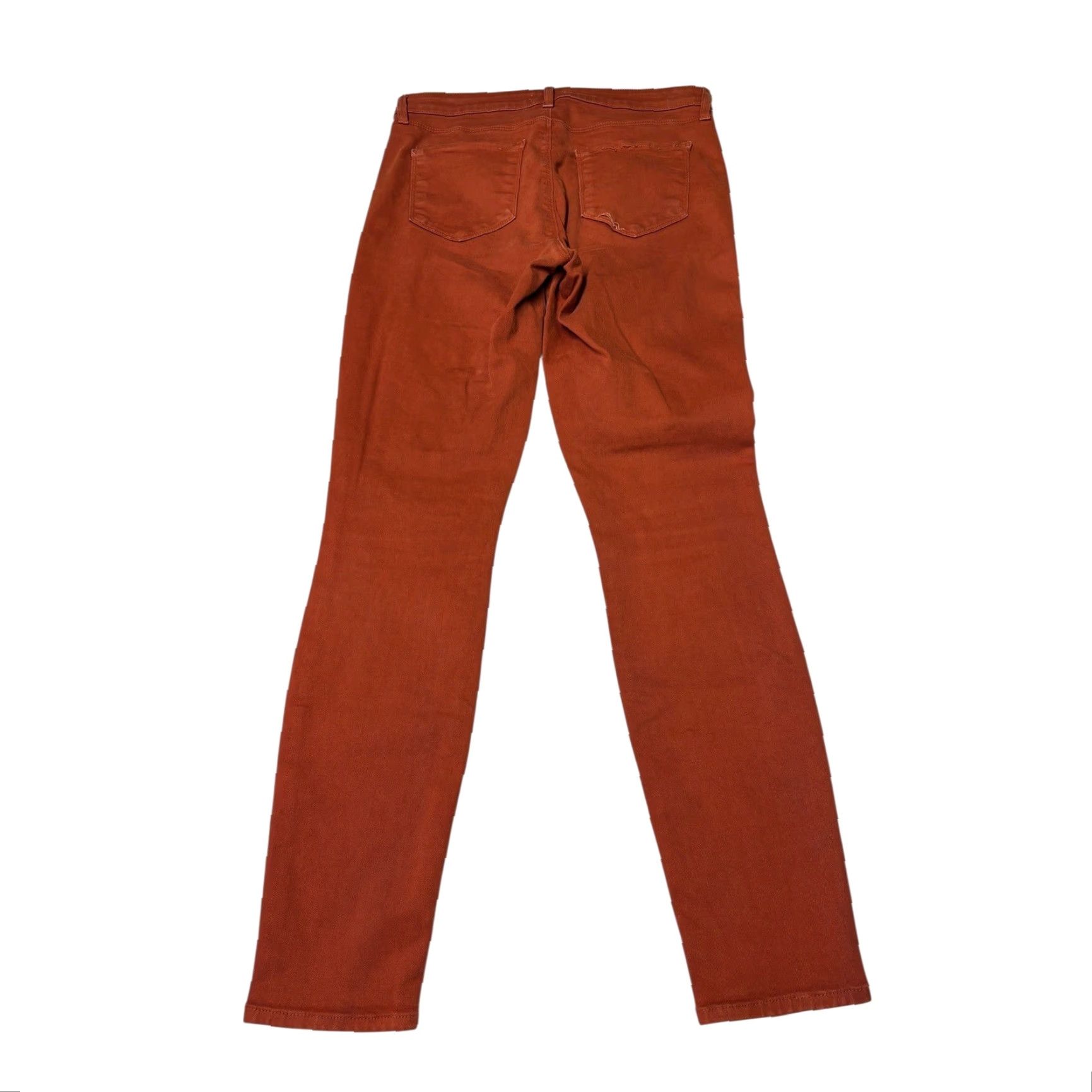 L'AGENCE L'AGENCE Marguerite High Rise Skinny Jeans Rust Brown Coated Size 29X28 Made USA Size 29" - 7 Thumbnail