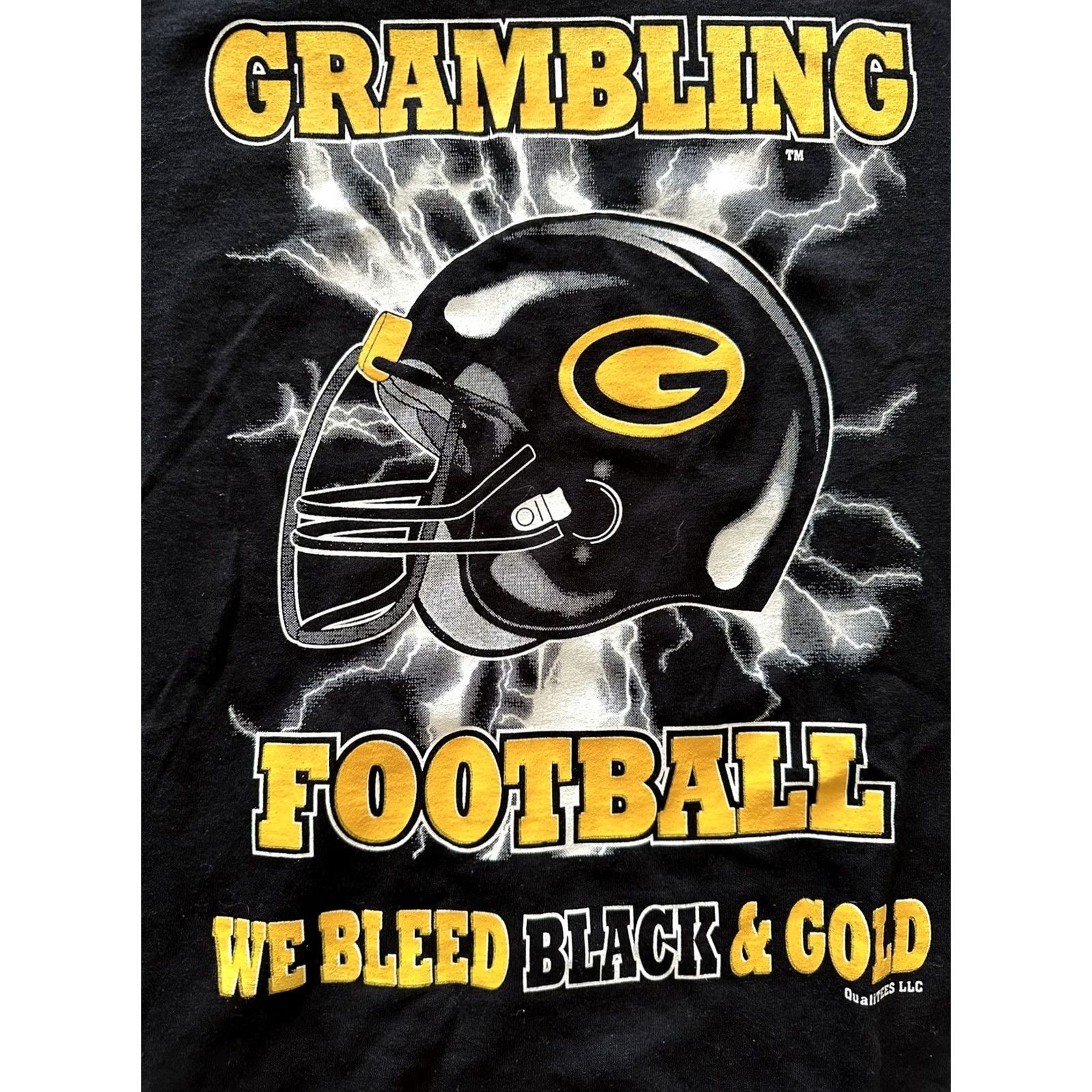 Anvil VINTAGE Grambling Tigers Football HBCU T-Shirt Y2K Louisiana Black NWOT Sz XL Unisex Size US XL / EU 56 / 4 - 2 Thumbnail