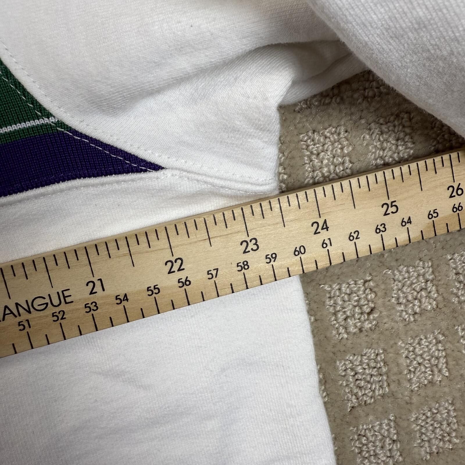 Supreme Supreme Striped Logo Pullover Hoodie White Large Size US L / EU 52-54 / 3 - 7 Thumbnail