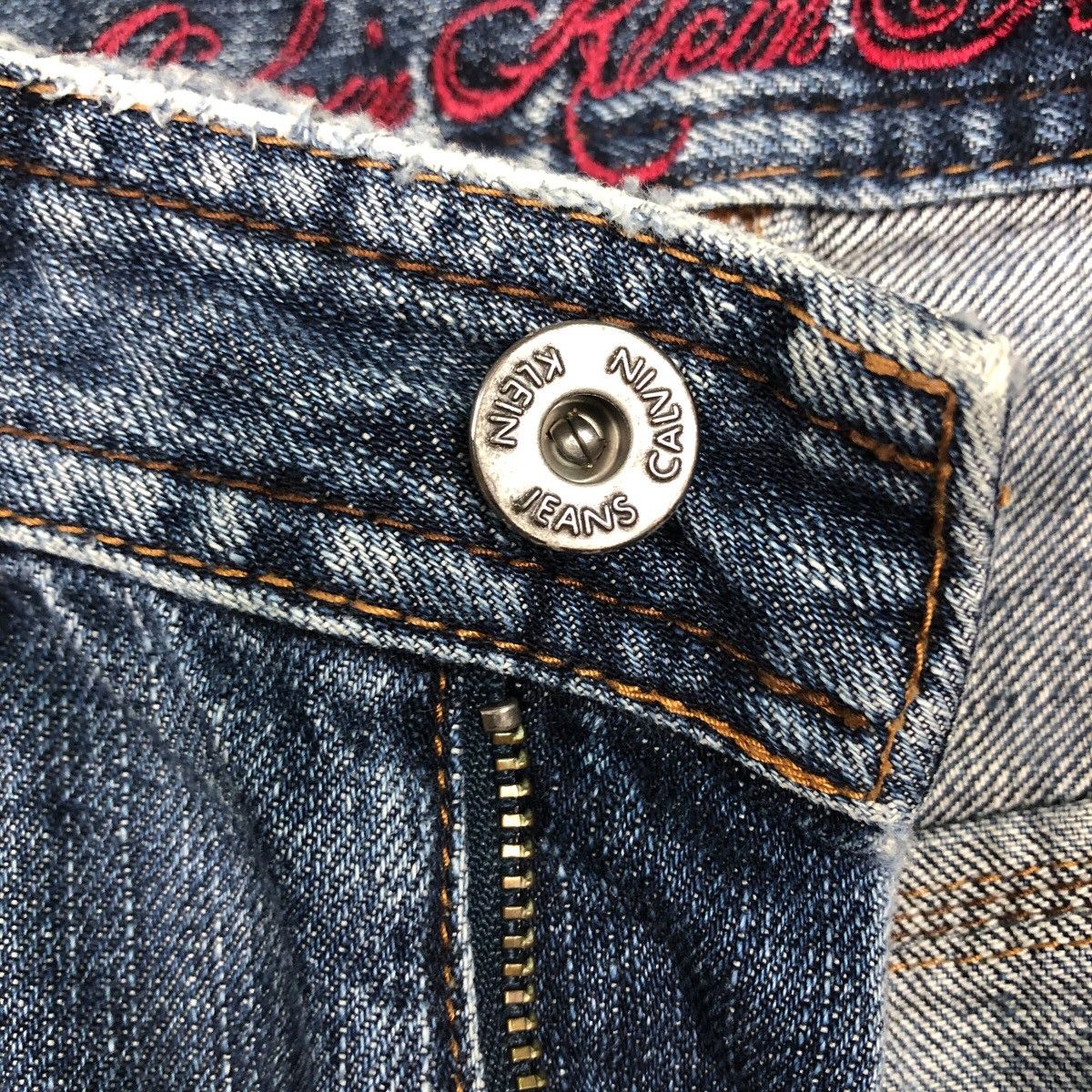 Calvin Klein 📌Vintage Denim Jeans Calvin Klein Jeans Bowcut Design Size 30" / US 8 / IT 44 - 21 Thumbnail