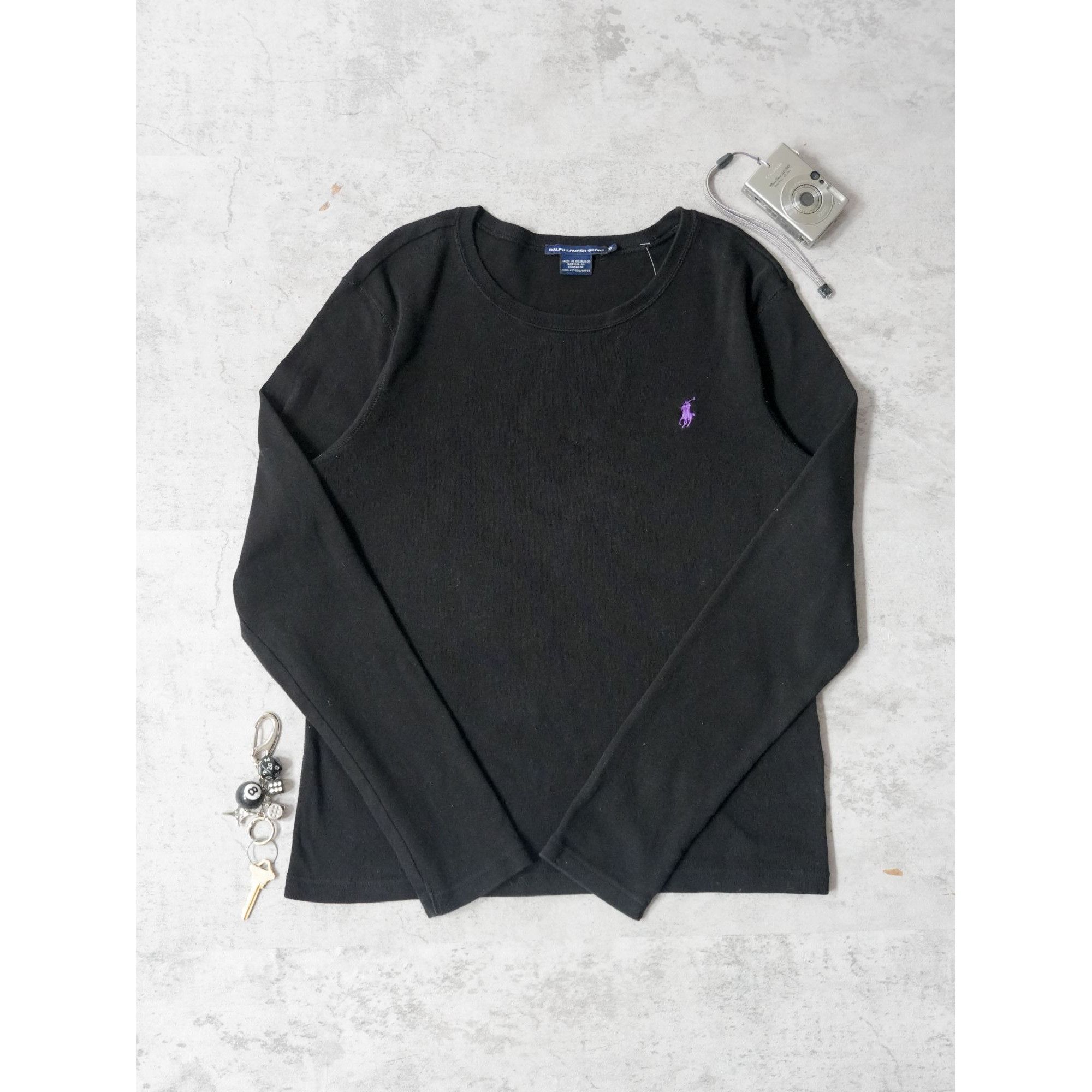 Polo Ralph Lauren Vintage Polo Ralph Lauren Sport Black Sweater Size XL / US 12-14 / IT 48-50 - 1 Thumbnail