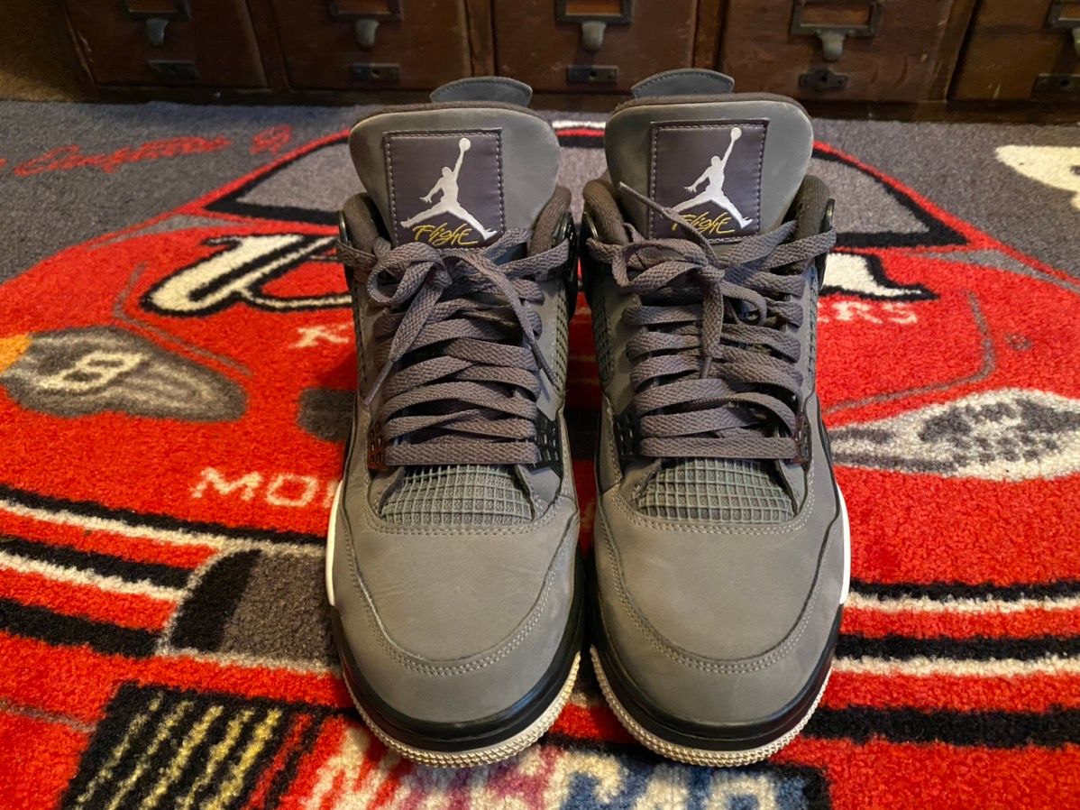 Pre-owned Jordan Nike Retro Jordan 4 (cool Grey) 12m Shoes