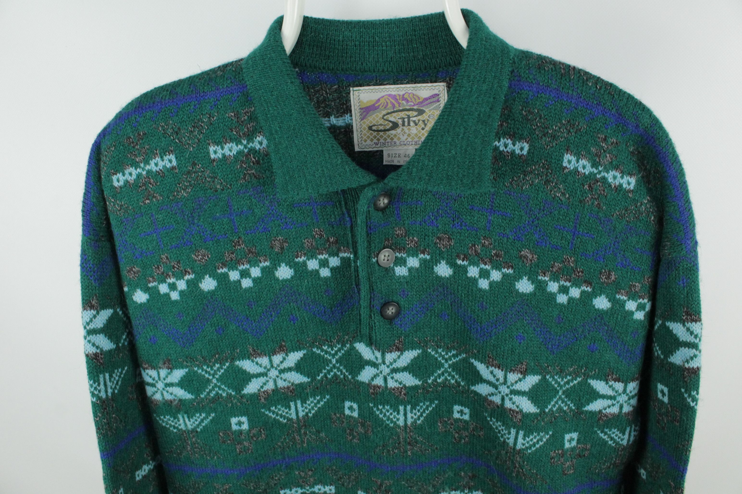 Vintage RARE Vintage Silvy Winter Clothing Alpaca Sweater Pullover Size US S / EU 44-46 / 1 - 2 Thumbnail
