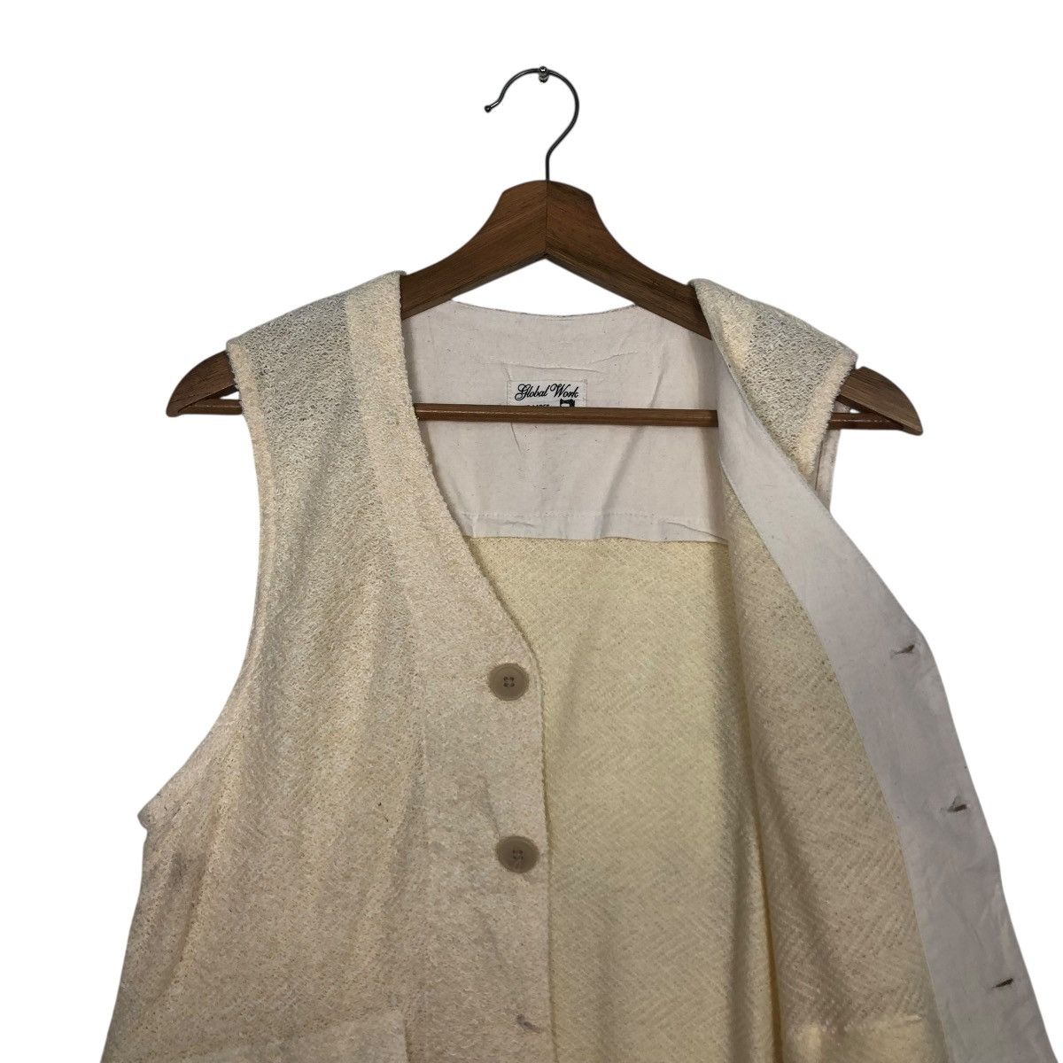 Japanese Brand 🔥VINTAGE WAIST VEST JACKET GLOBAL WORK RILEX ISSEY MIYAKE Size US L / EU 52-54 / 3 - 12 Thumbnail