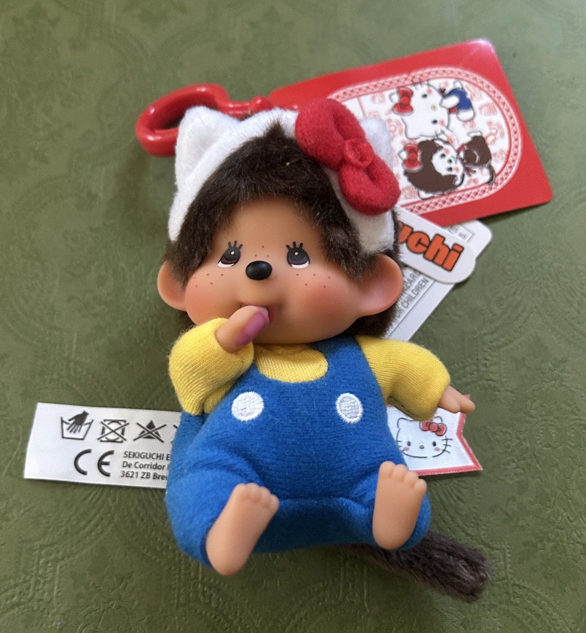 Other Hello Kitty x Monchhichi Plush Mascot Clip Key Chain Size ONE SIZE - 4 Thumbnail