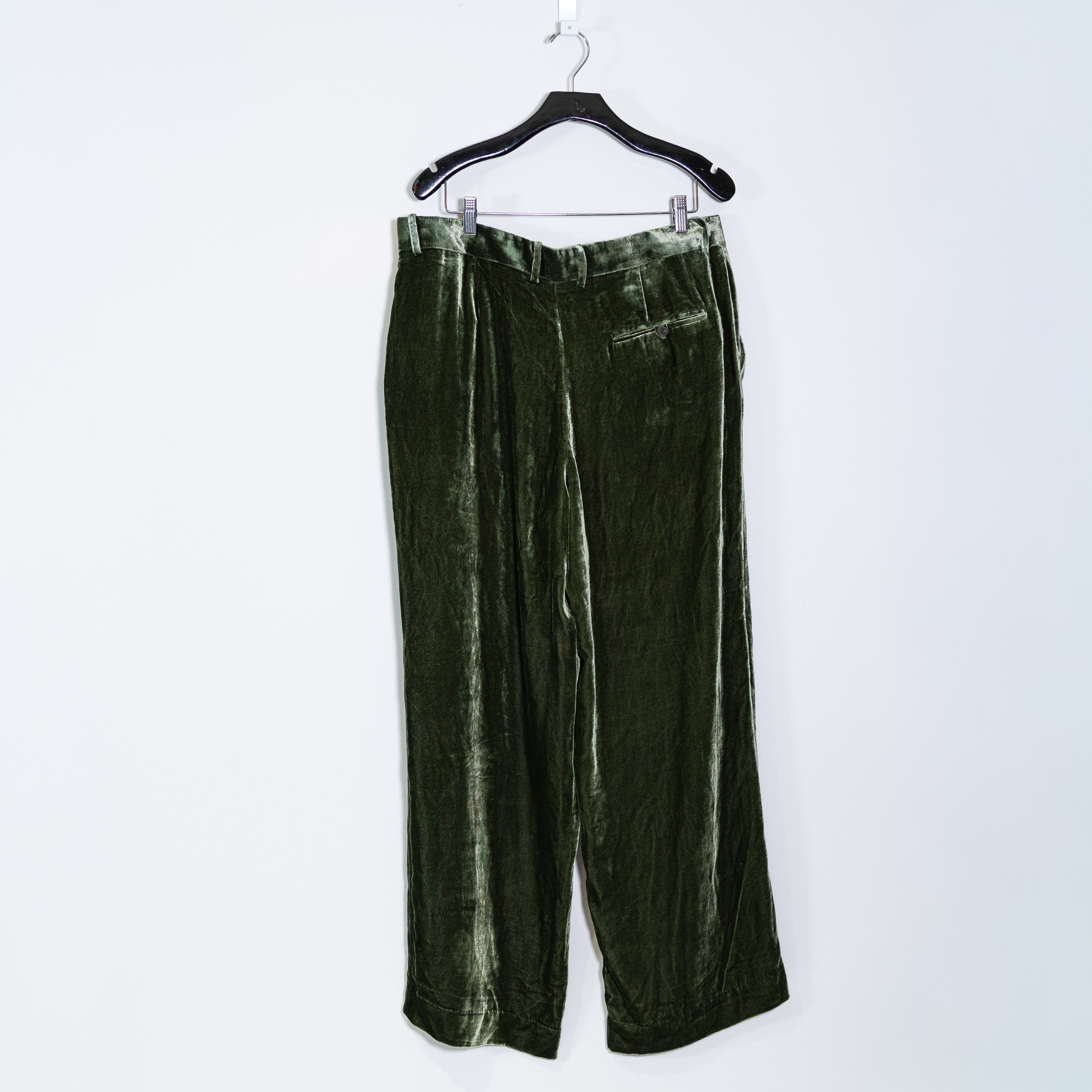 Cos NEW COS Silk Blend Velvet Velour Mid Rise Size 36" / US 14 / IT 50 - 4 Thumbnail