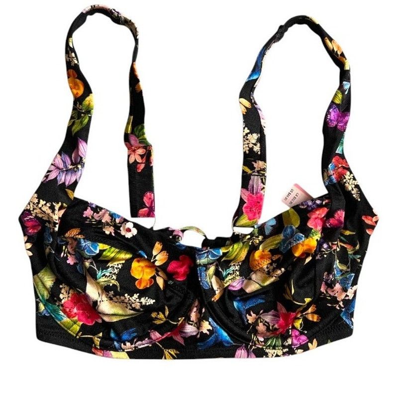 Victoria's Secret Victoria's Secret Birds of Paradise Bikini Top 34DD Size ONE SIZE - 6 Thumbnail