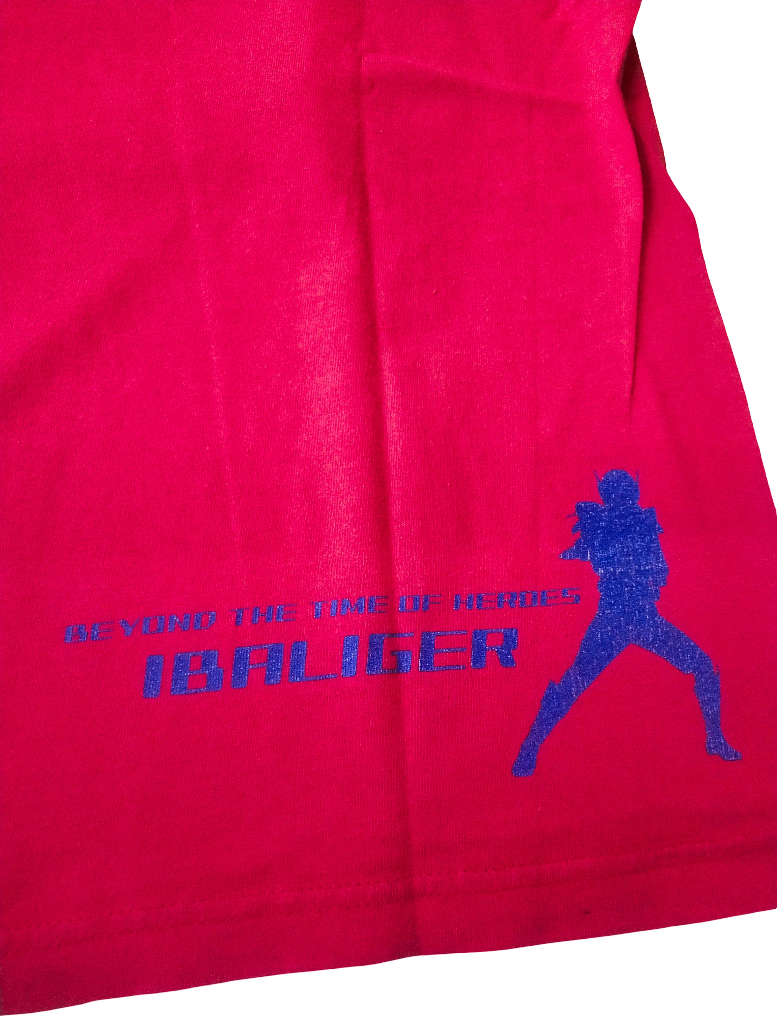 Japanese Brand Vintage Kamen Rider Ibaliger Red Big Print Tee Size US S / EU 44-46 / 1 - 5 Thumbnail