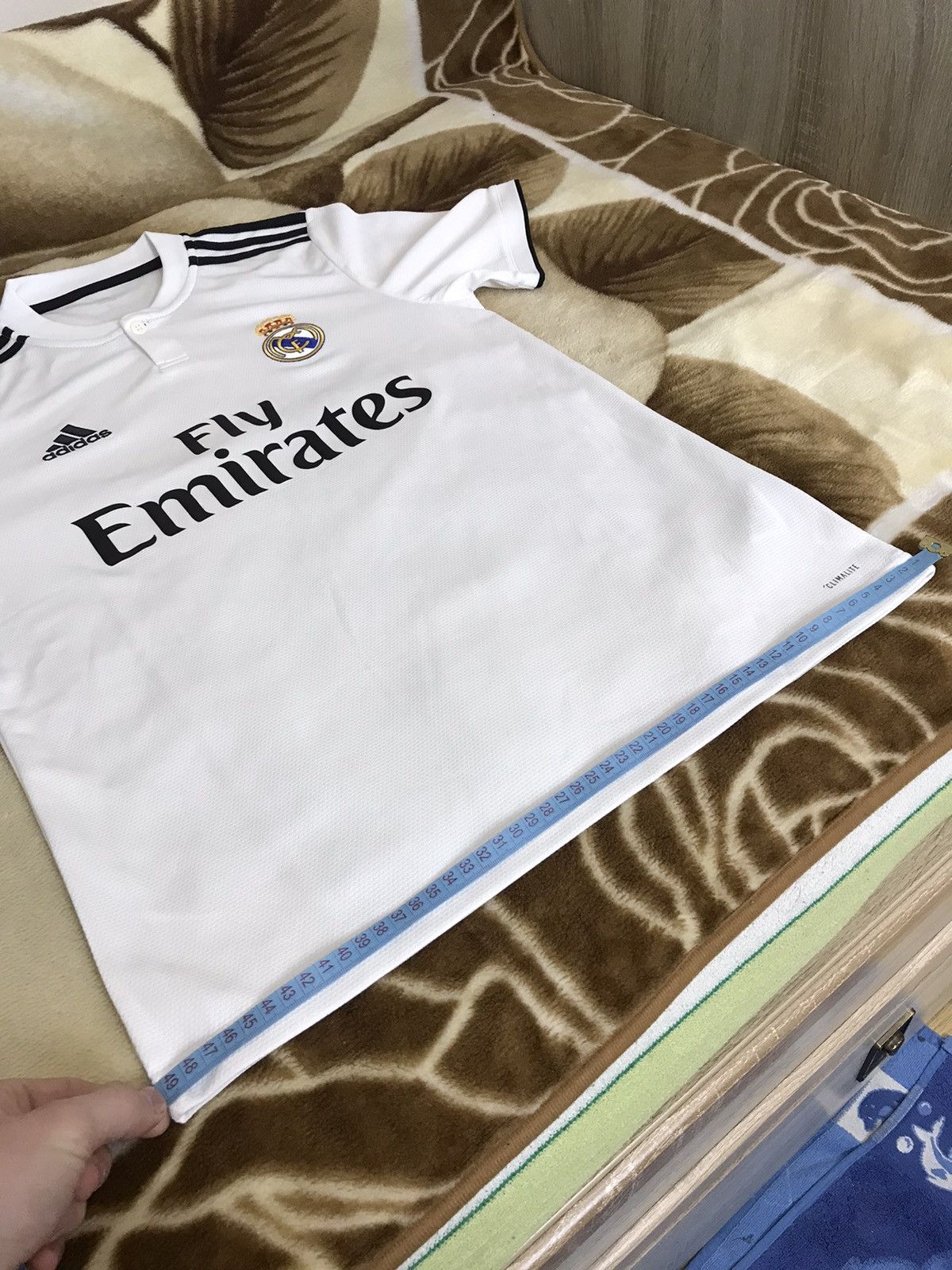 Adidas 🔥 Adidas Real Madrid 2018 White Home Jersey Shirt Size US S / EU 44-46 / 1 - 10 Thumbnail