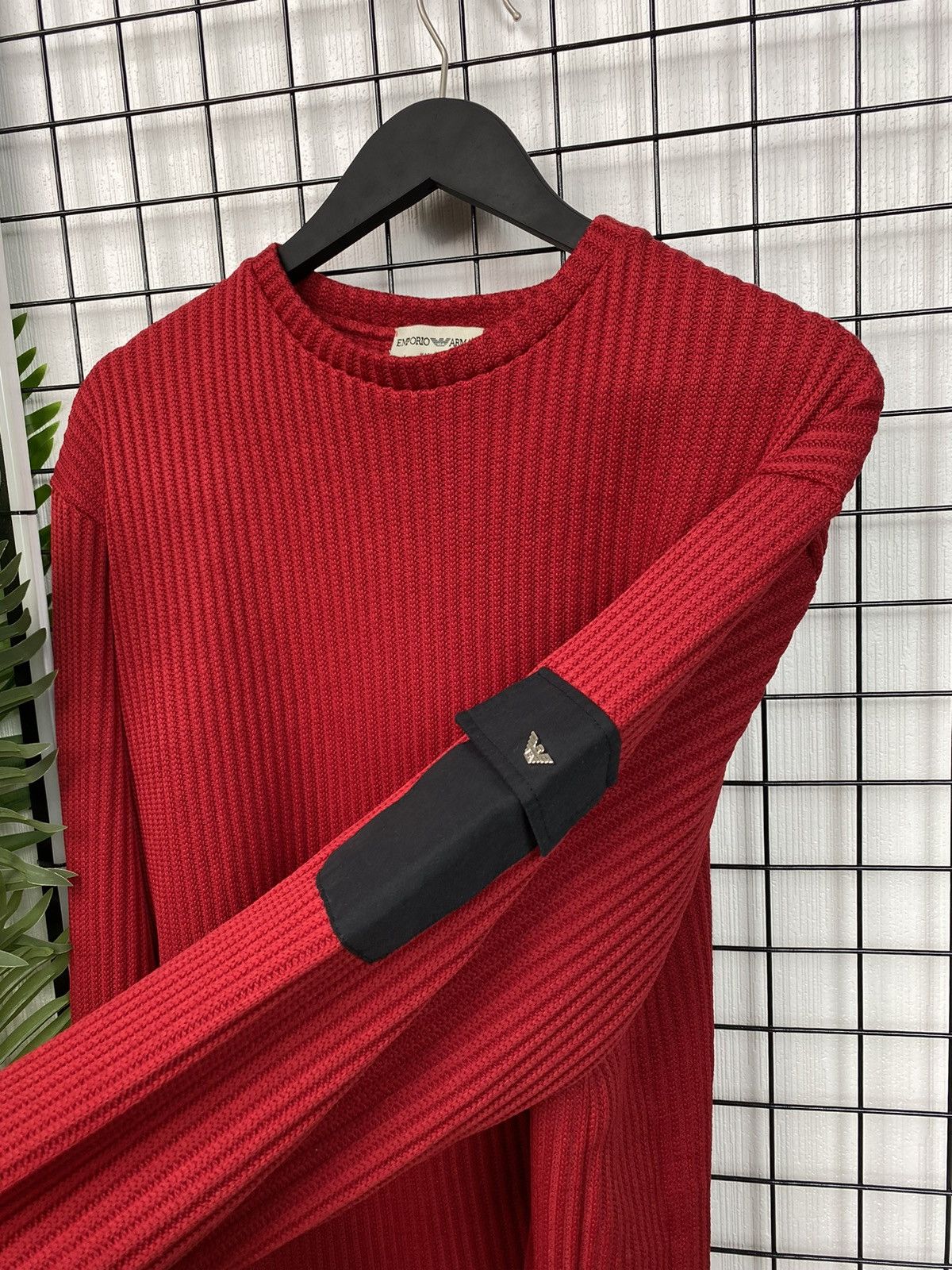 Armani × Emporio Armani Emporio Armani men sweater red XL made in italy sweatshirt Size US XL / EU 56 / 4 - 13 Thumbnail