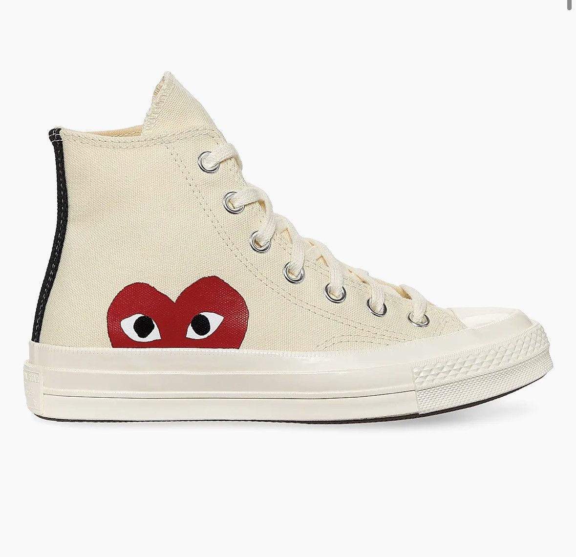 Comme des Garcons PLAY × Converse Converse Chuck 70 x Comme Des Garçons PLAY in Off White Size US 9 / EU 42 - 6 Thumbnail