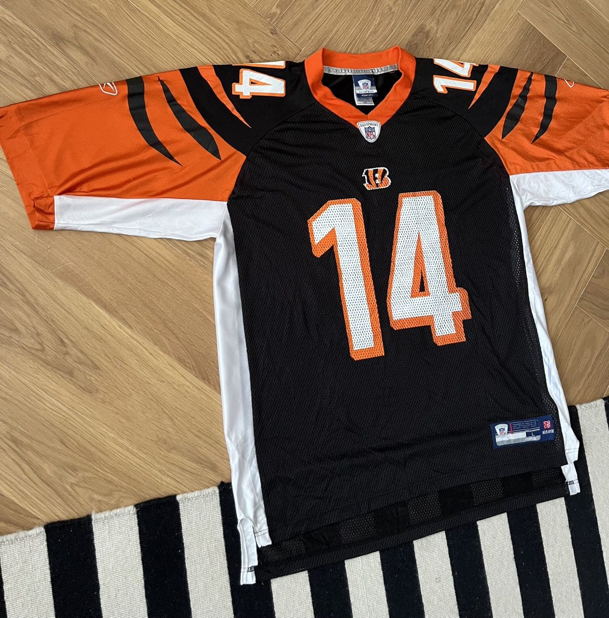 Reebok Vintage Andy Dalton Cincinnati Bengals #14 Reebok Jersey Size US L / EU 52-54 / 3 - 2 Thumbnail