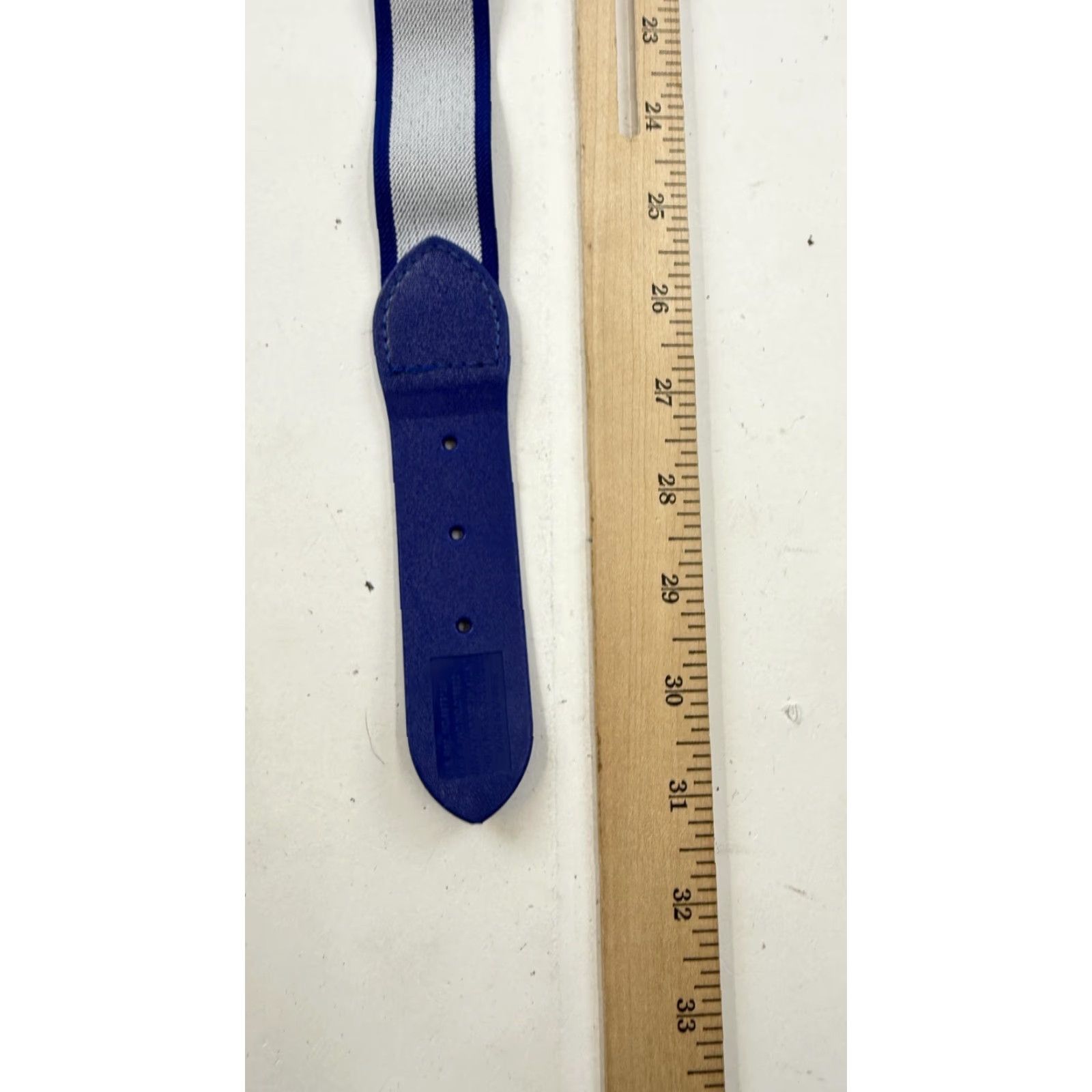 Adidas Adidas Belt Mens One Size Blue White Webbing Adjustable Golf Buckle Size 32 - 5 Thumbnail