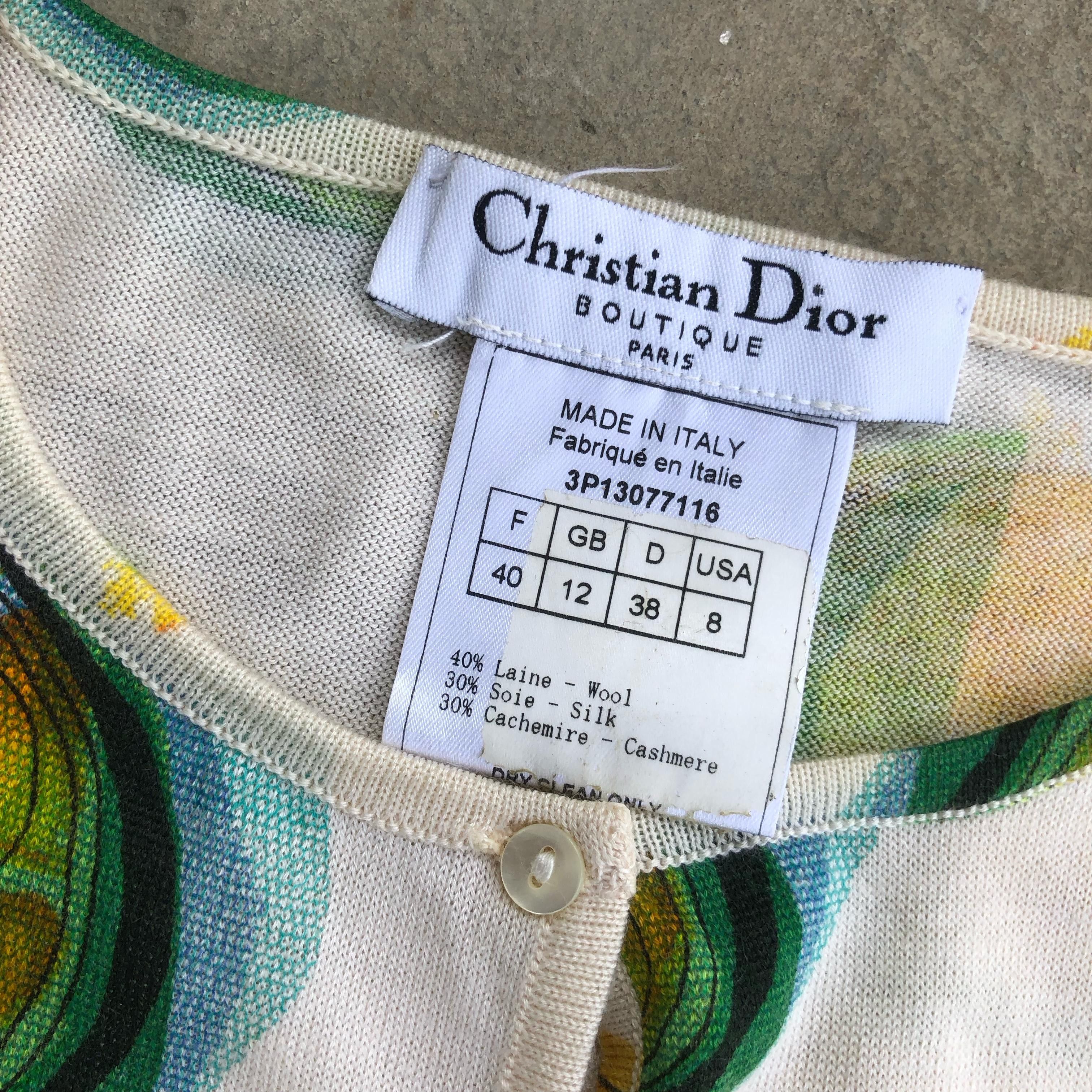 Dior × John Galliano Dior Fruites John Galliano Size M / US 6-8 / IT 42-44 - 2 Thumbnail