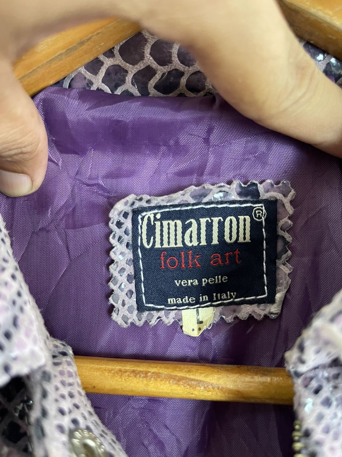 Vera Pelle GENUINE🐍 CIMARRON Python Leather Jacket Vera Pelle Italy Size US M / EU 48-50 / 2 - 5 Thumbnail