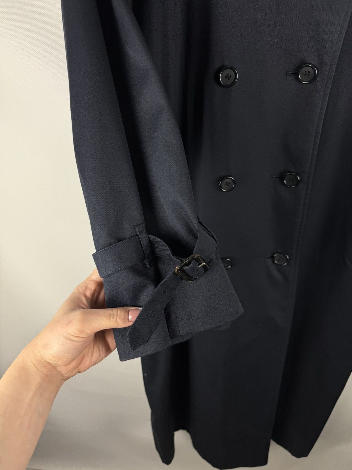 Burberry Burberrys Vintage Belted Double Breasted Trench Coat Jacket Size XXL / US 16-18 / IT 52-54 - 10 Thumbnail
