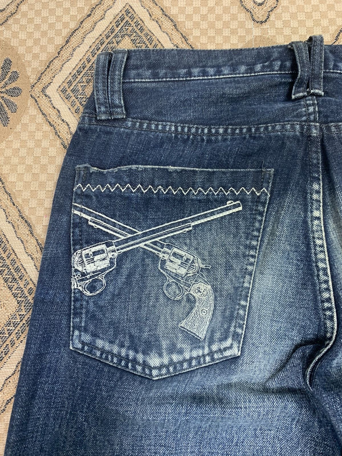 14th Addiction × Japanese Brand × roarguns Roar guns ⚔️ love peace japanese Size US 30 / EU 46 - 5 Thumbnail
