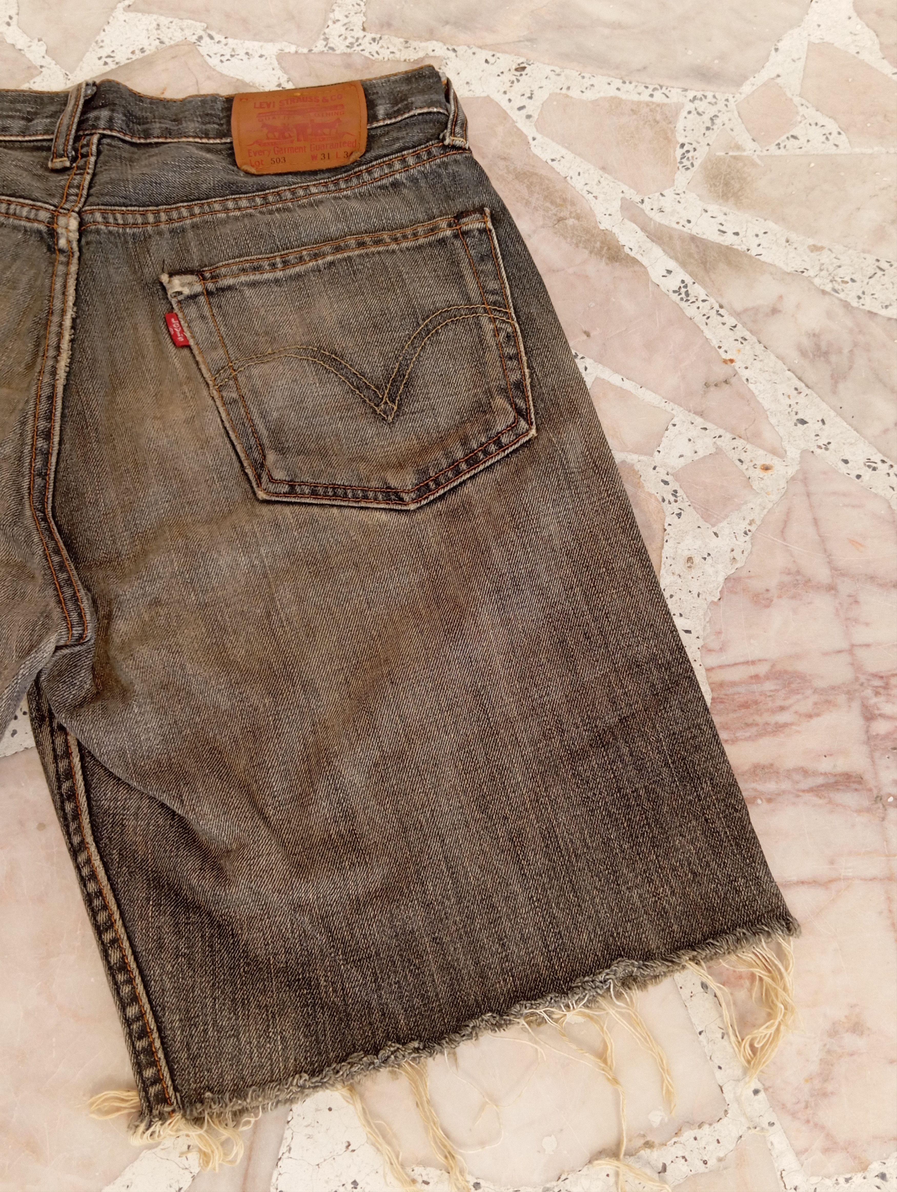 Levi's × Vintage Levis Distressed Short Denim Size US 29 - 9 Thumbnail
