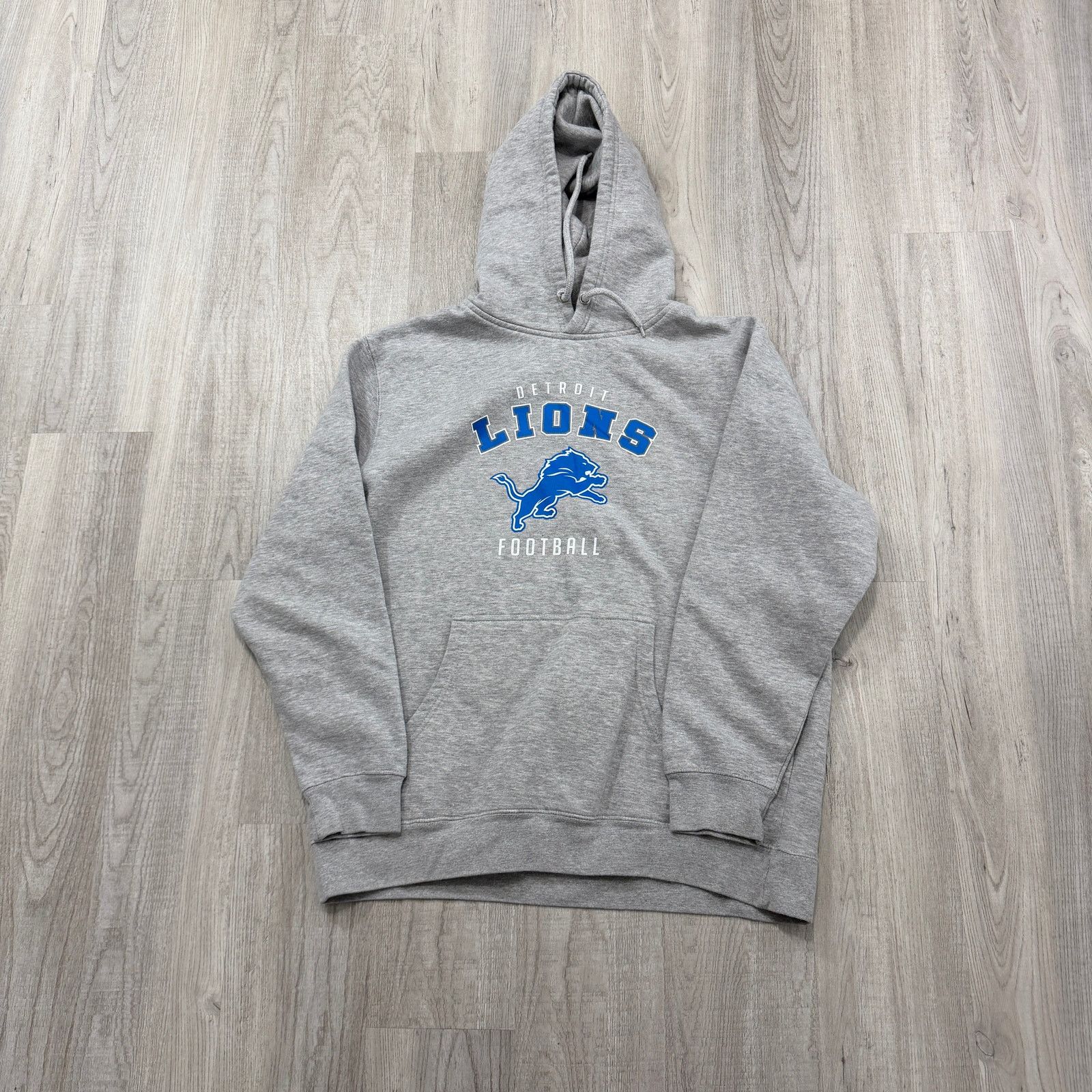 Starter Detroit Lions Hoodie Men's Extra Large Gray Blue Sweatshirt Size US XL / EU 56 / 4 - 1 Thumbnail