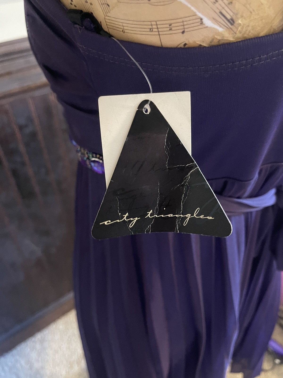 Other Vintage, never worn, formal dress Size L / US 10 / IT 46 - 3 Thumbnail